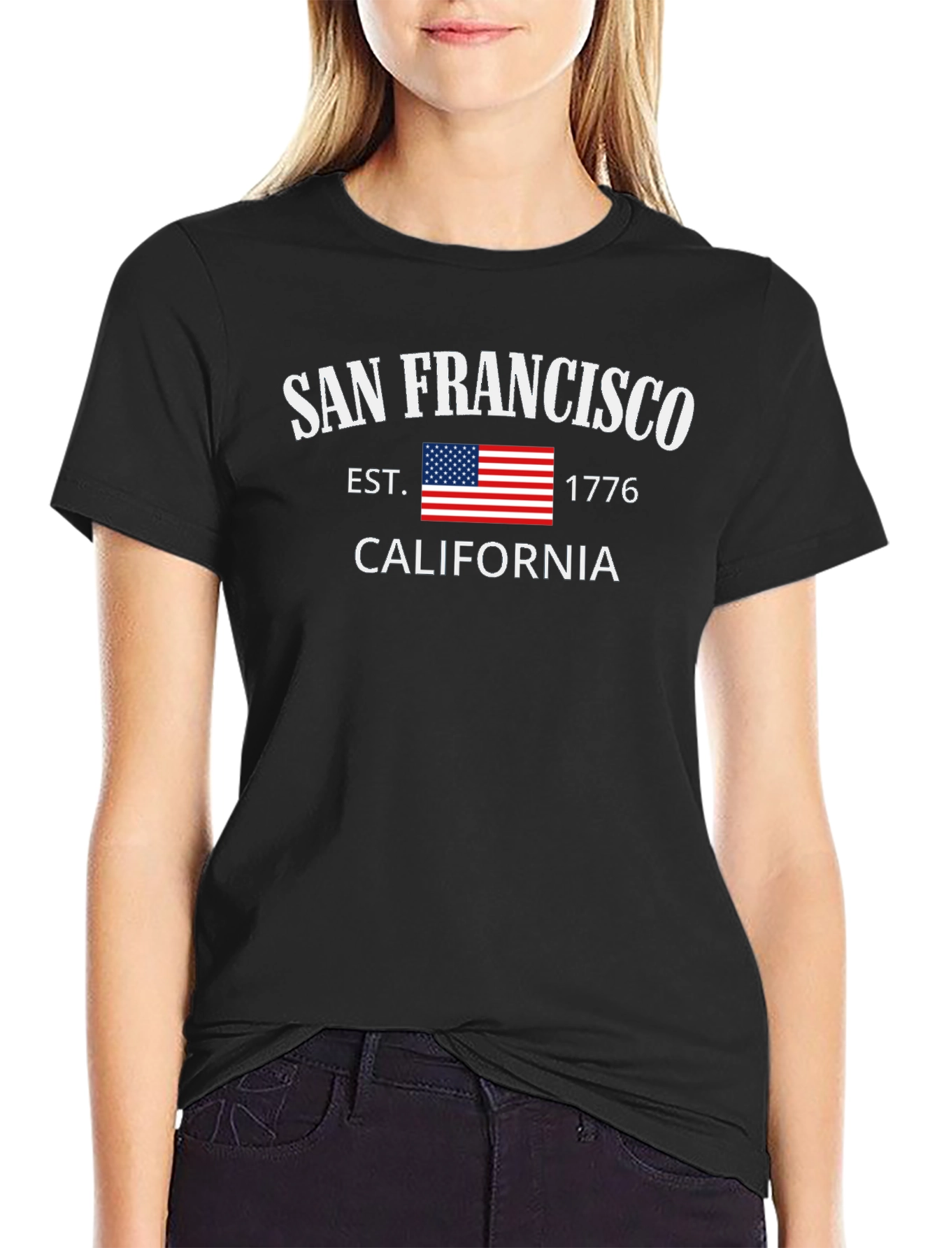 San Francisco California USA Flag T-Shirt