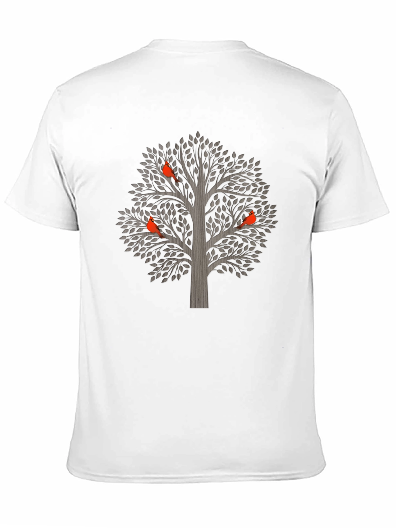 Tree and Bird Graphic T-Shirt - Unisex