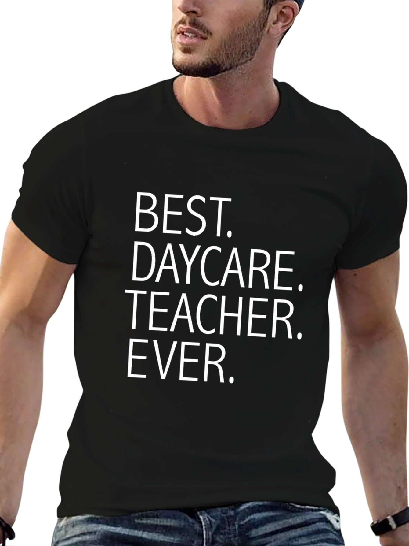 Best Daycare Teacher Ever Black T-Shirt
