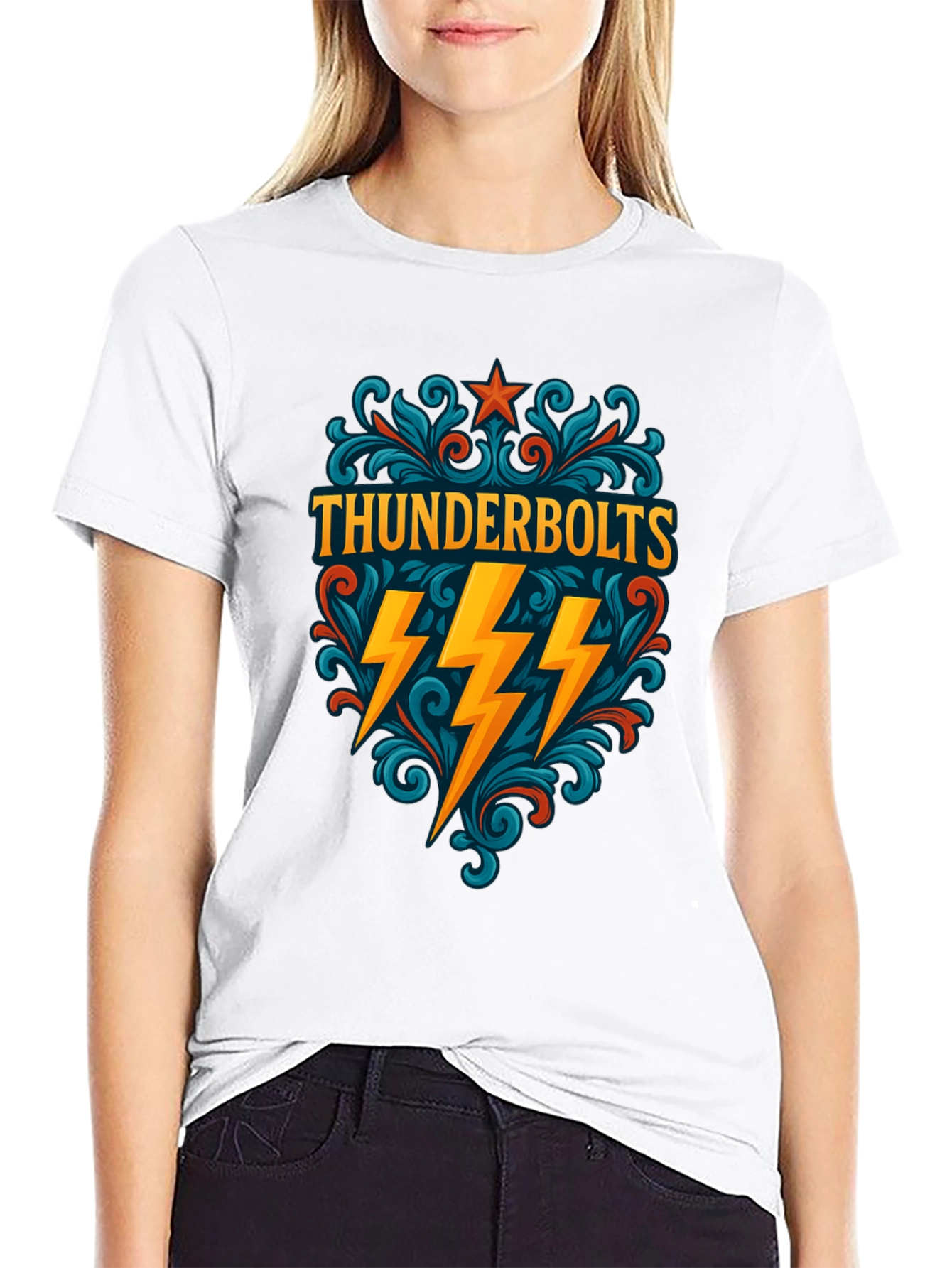 Thunderbolts Graphic Tee - Stylish Comic Book Fan Apparel