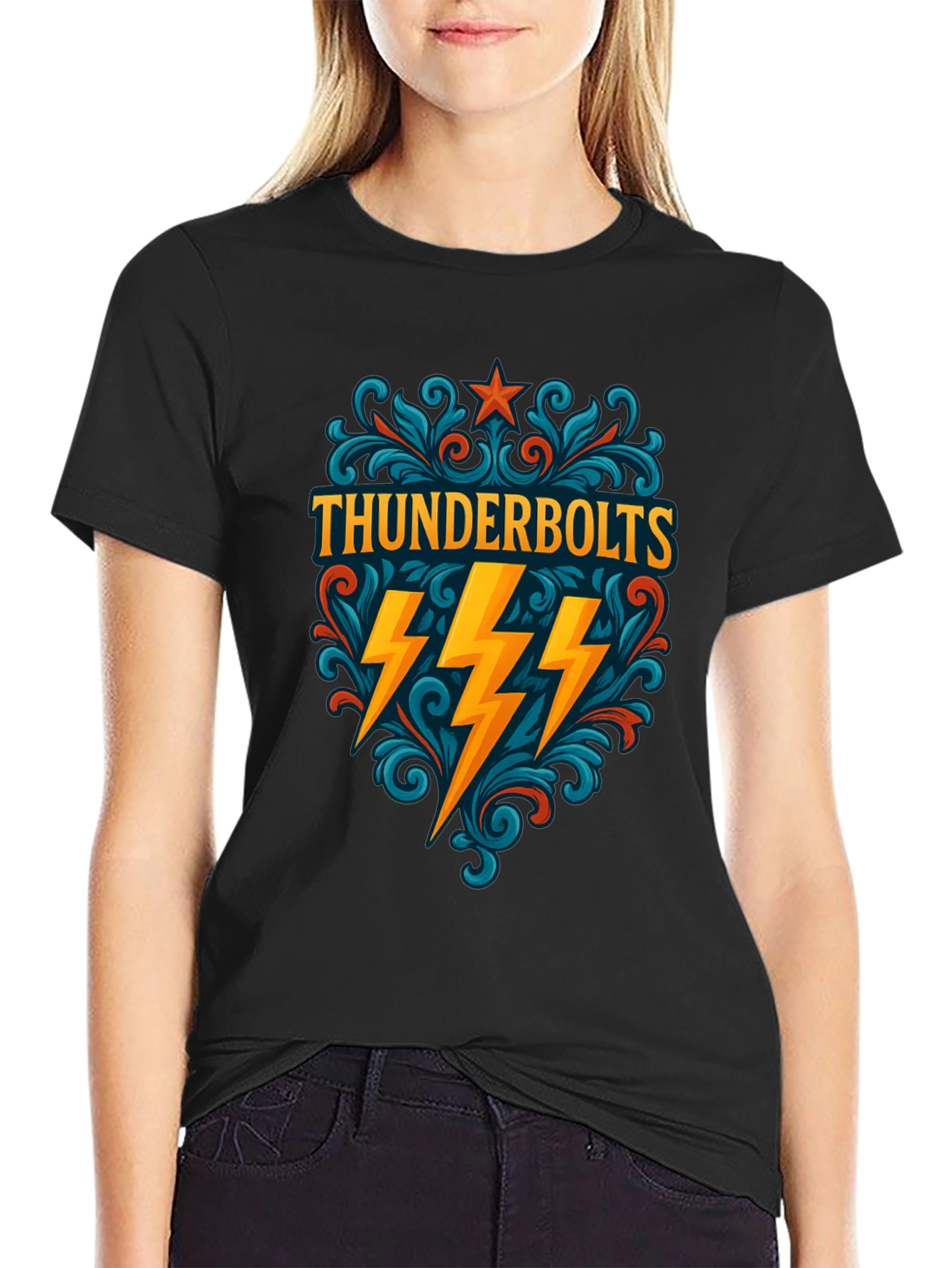Thunderbolts Graphic Tee - Stylish Comic Book Fan Apparel