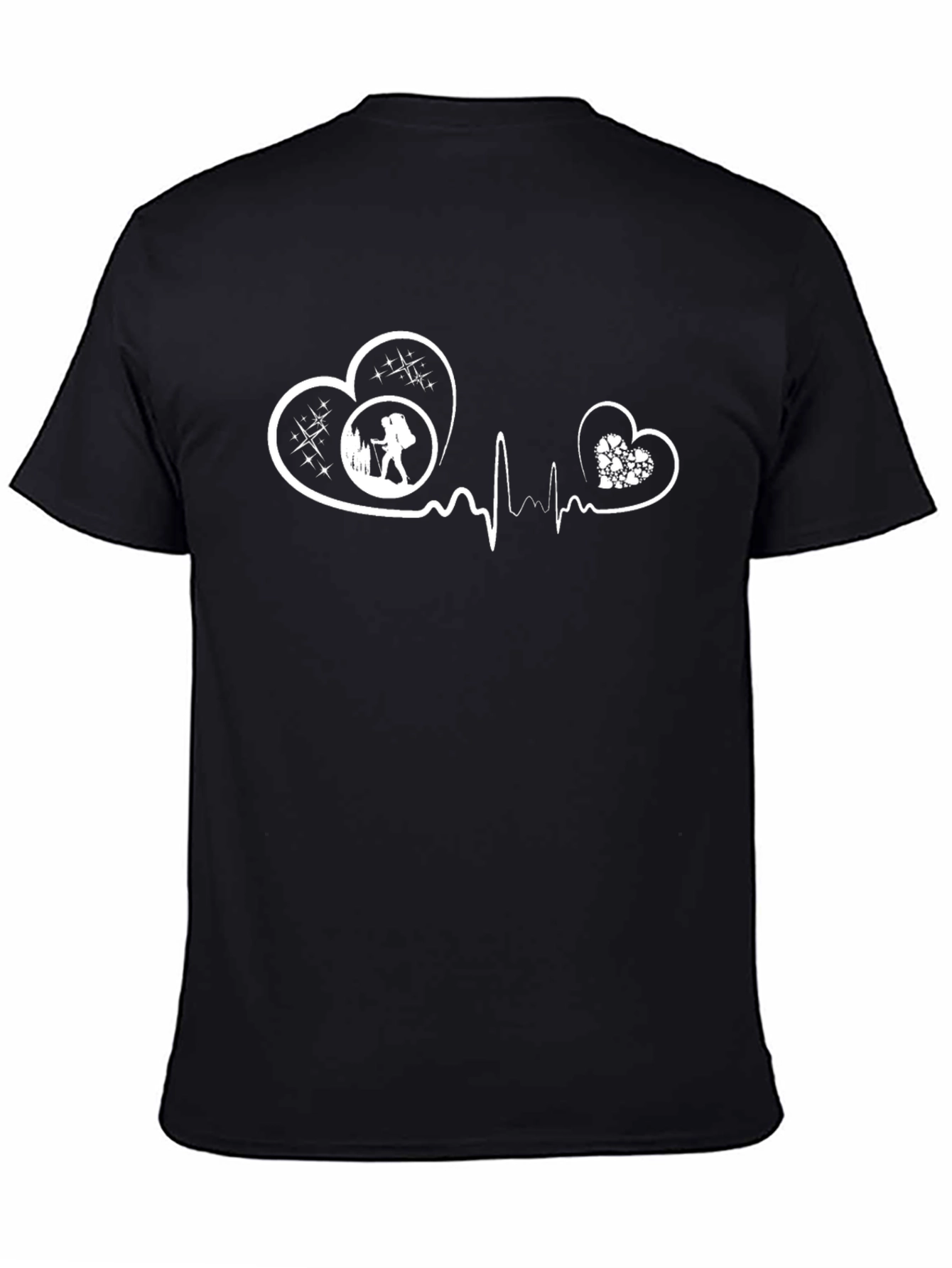 Heartbeat Hiking T-Shirt: Love the Outdoors!