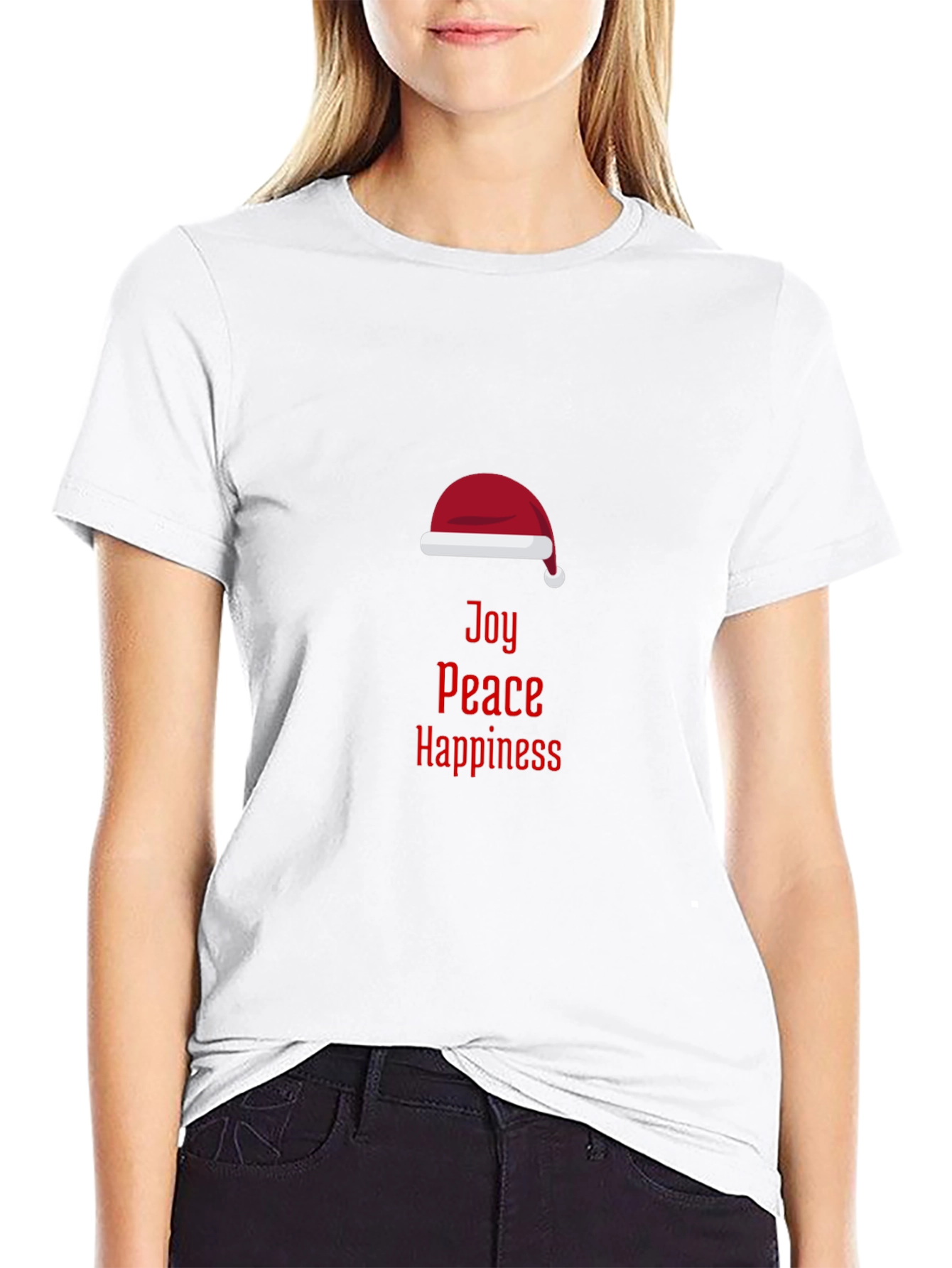Joy Peace Happiness Graphic Tee