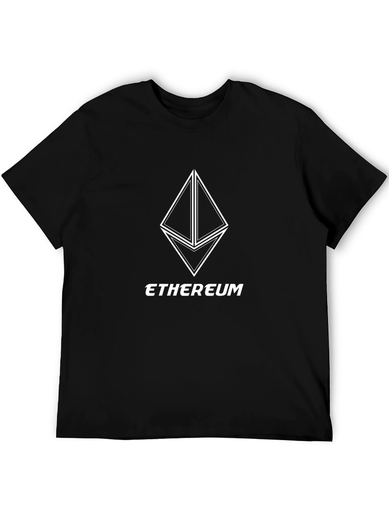 Ethereum Crypto T-Shirt - Sleek Black Tee