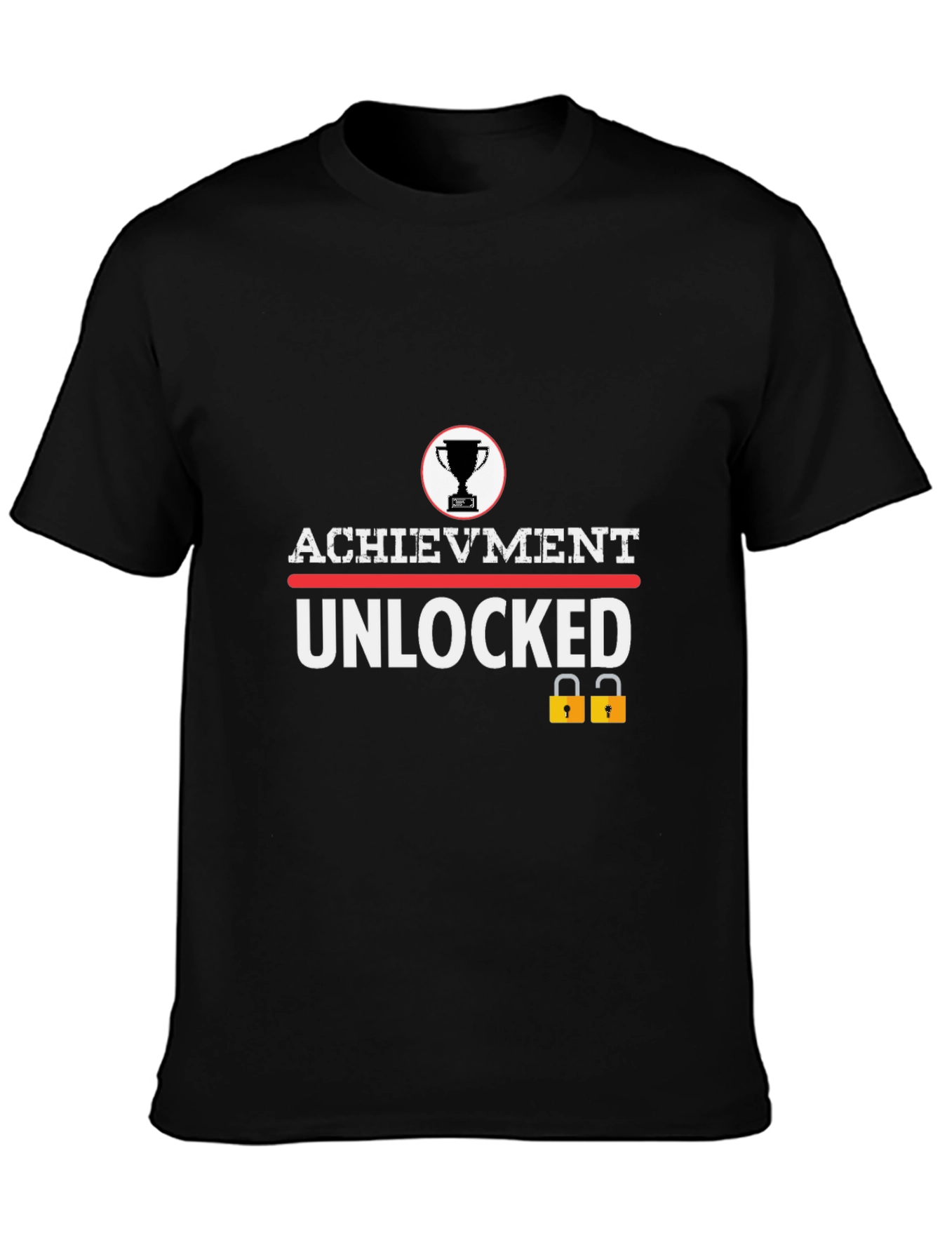 Achievement Unlocked Graphic Tee - Gamer T-Shirt