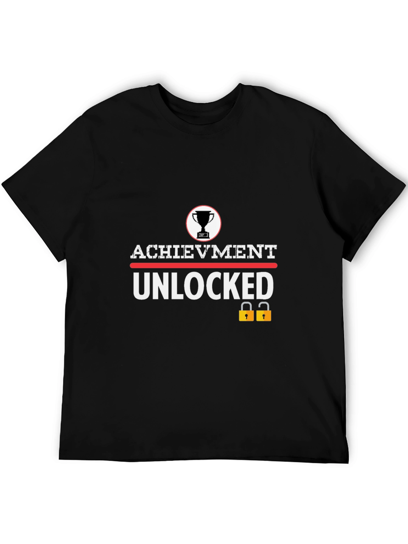 Achievement Unlocked Graphic Tee - Gamer T-Shirt