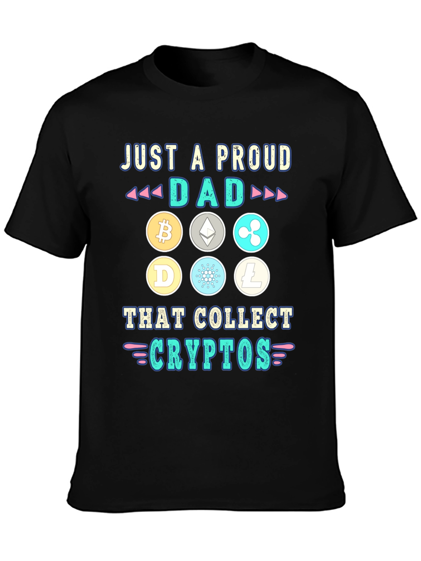 Proud Dad Crypto Collector T-Shirt