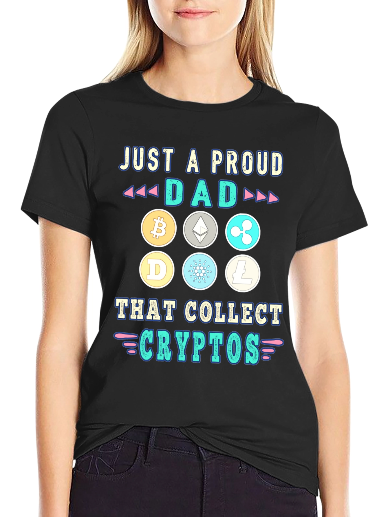 Proud Dad Crypto Collector T-Shirt