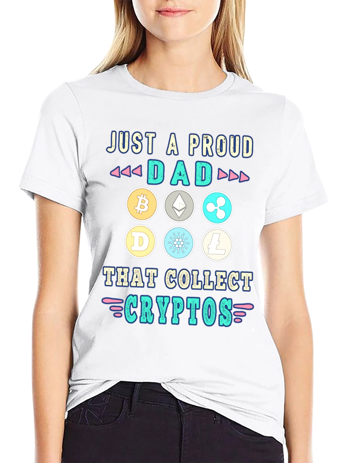 Proud Dad Crypto Collector T-Shirt