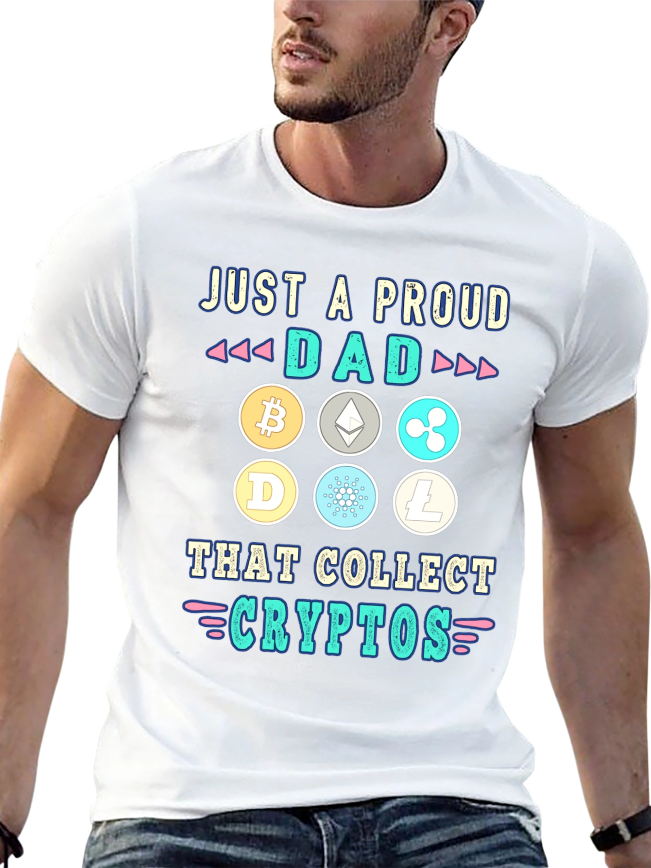 Proud Dad Crypto Collector T-Shirt