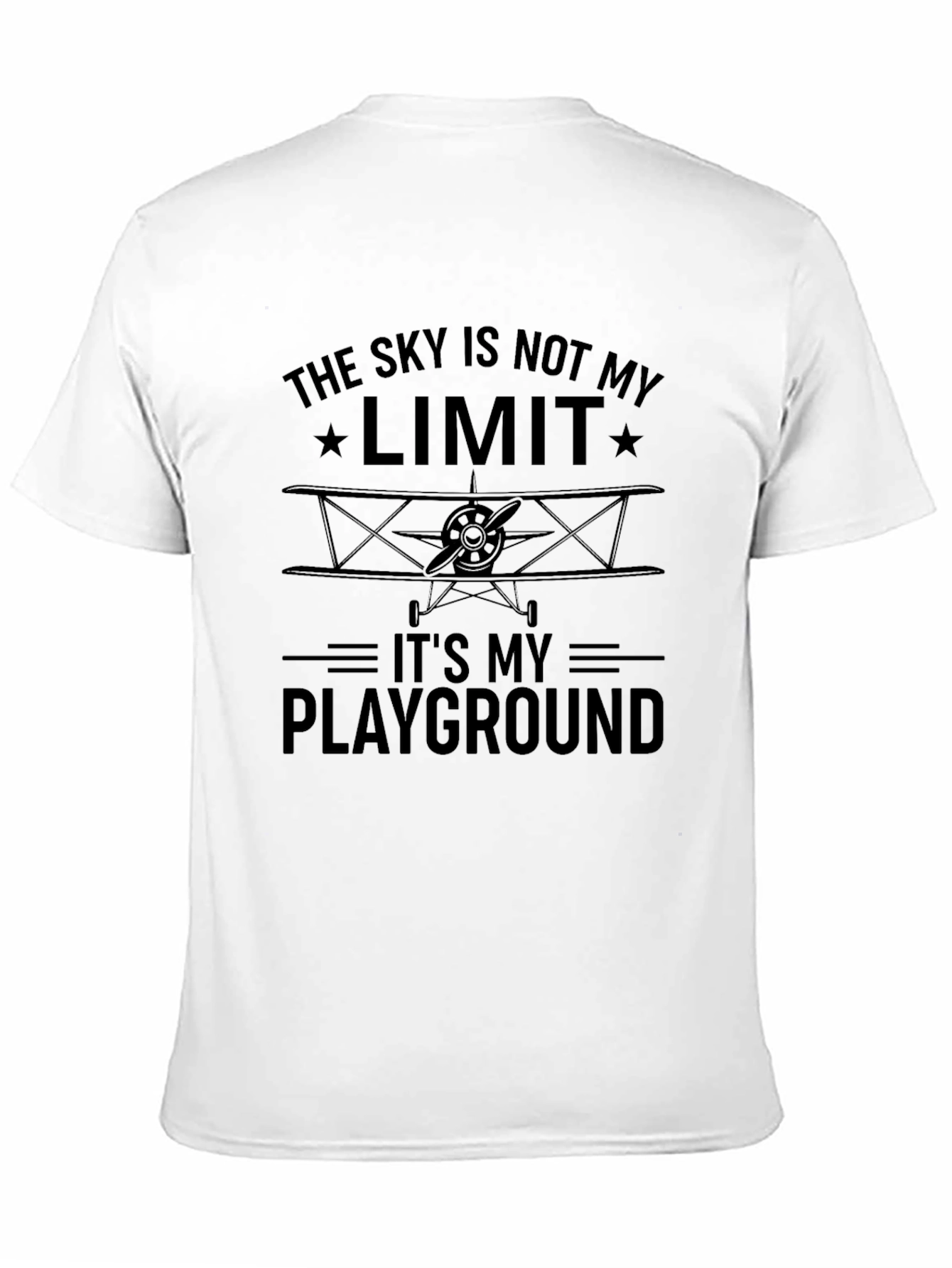 Skys Not The Limit Airplane T-Shirt