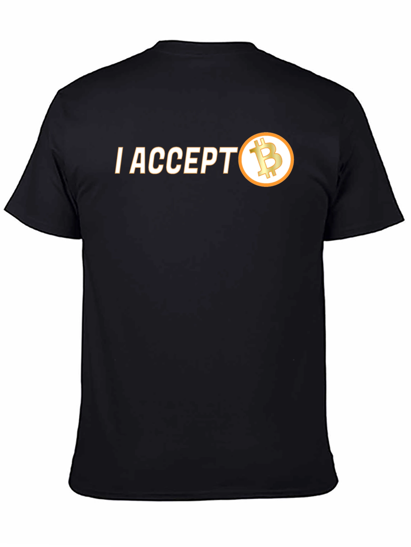 I Accept Bitcoin T-Shirt - Crypto Currency Tee