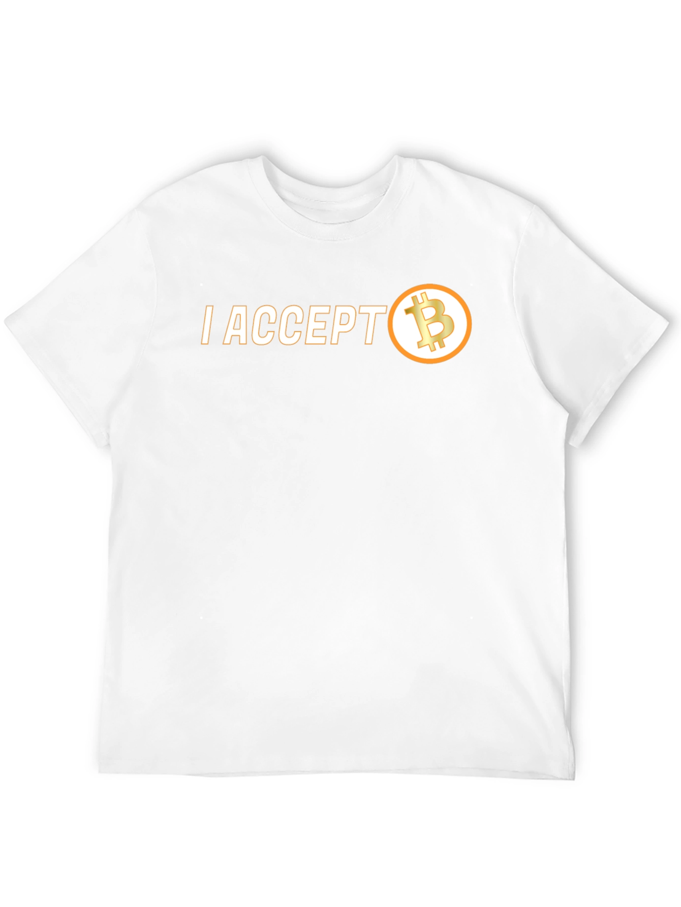I Accept Bitcoin T-Shirt - Crypto Currency Tee