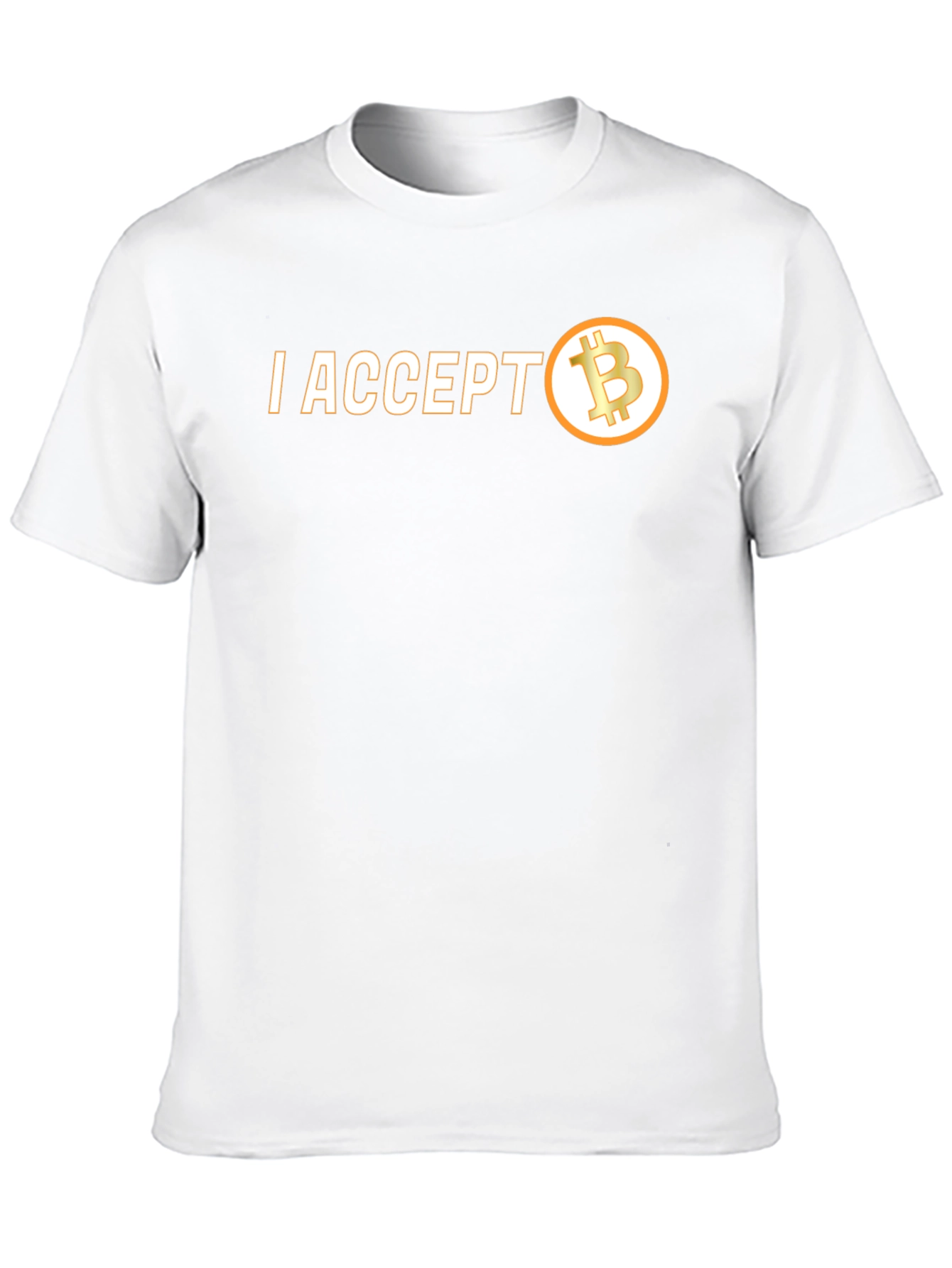 I Accept Bitcoin T-Shirt - Crypto Currency Tee