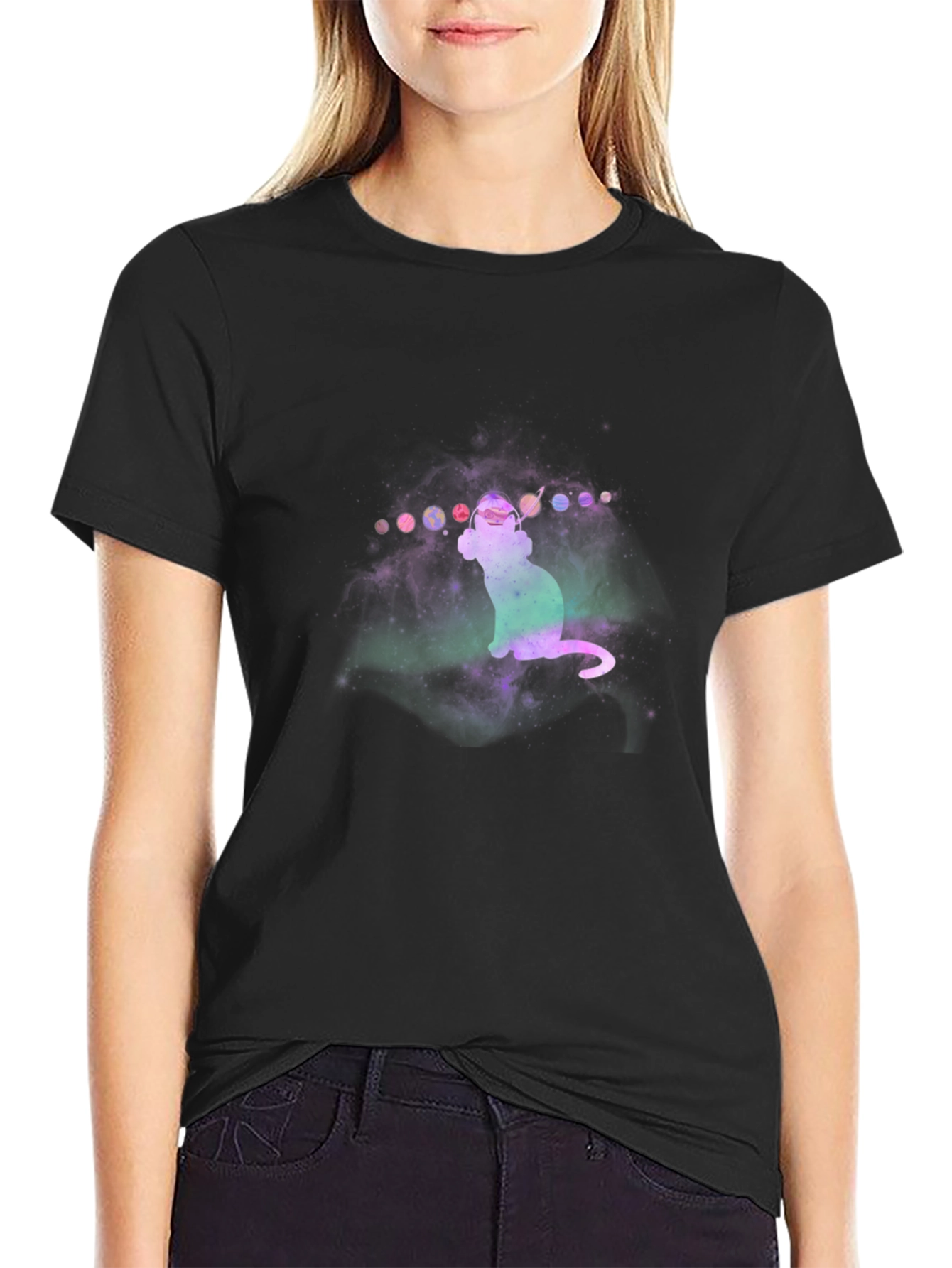 Galaxy Cat T-Shirt - Space Kitten Tee