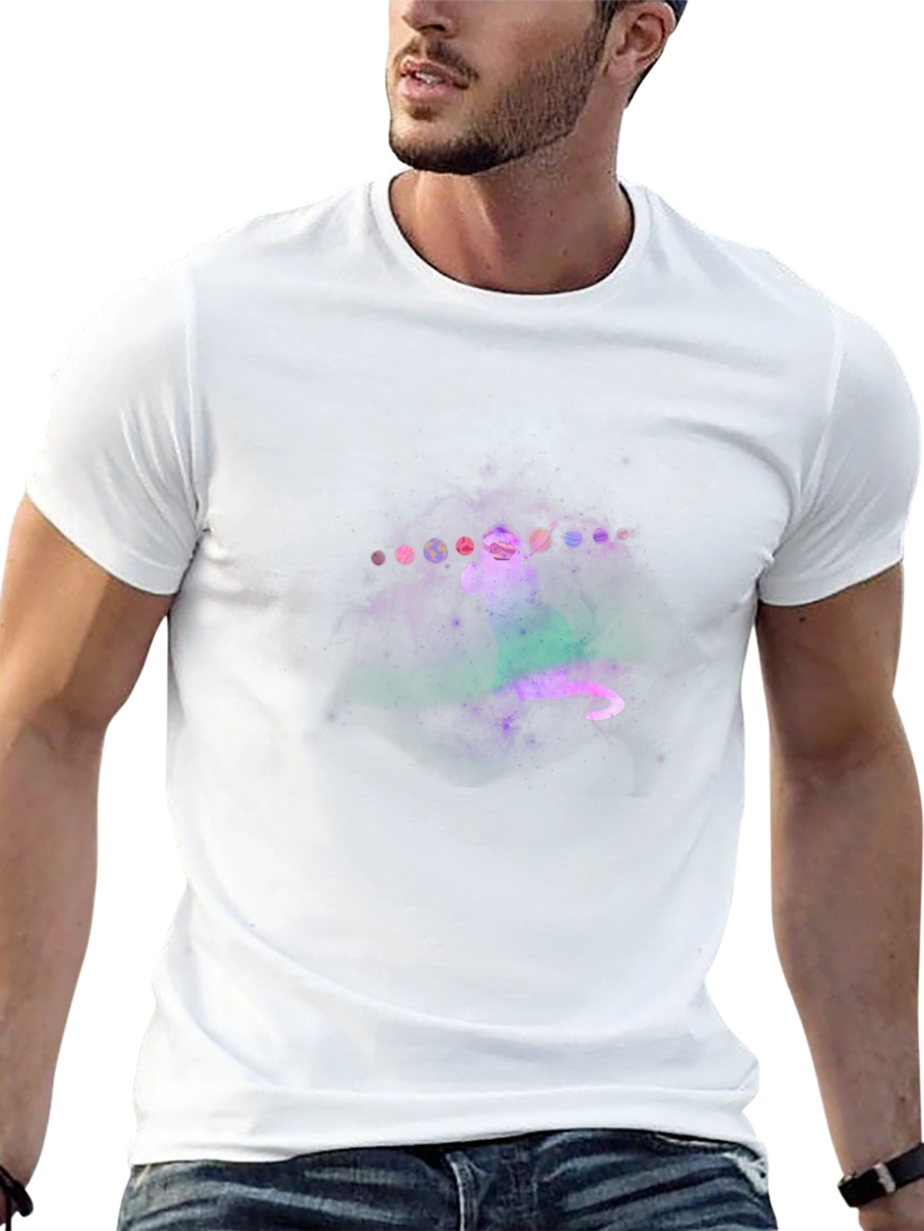 Galaxy Cat T-Shirt - Space Kitten Tee