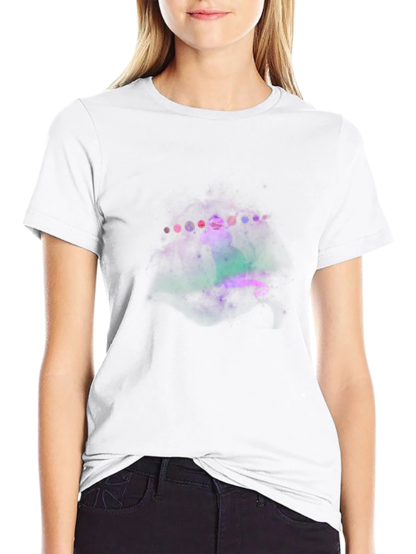 Galaxy Cat T-Shirt - Space Kitten Tee
