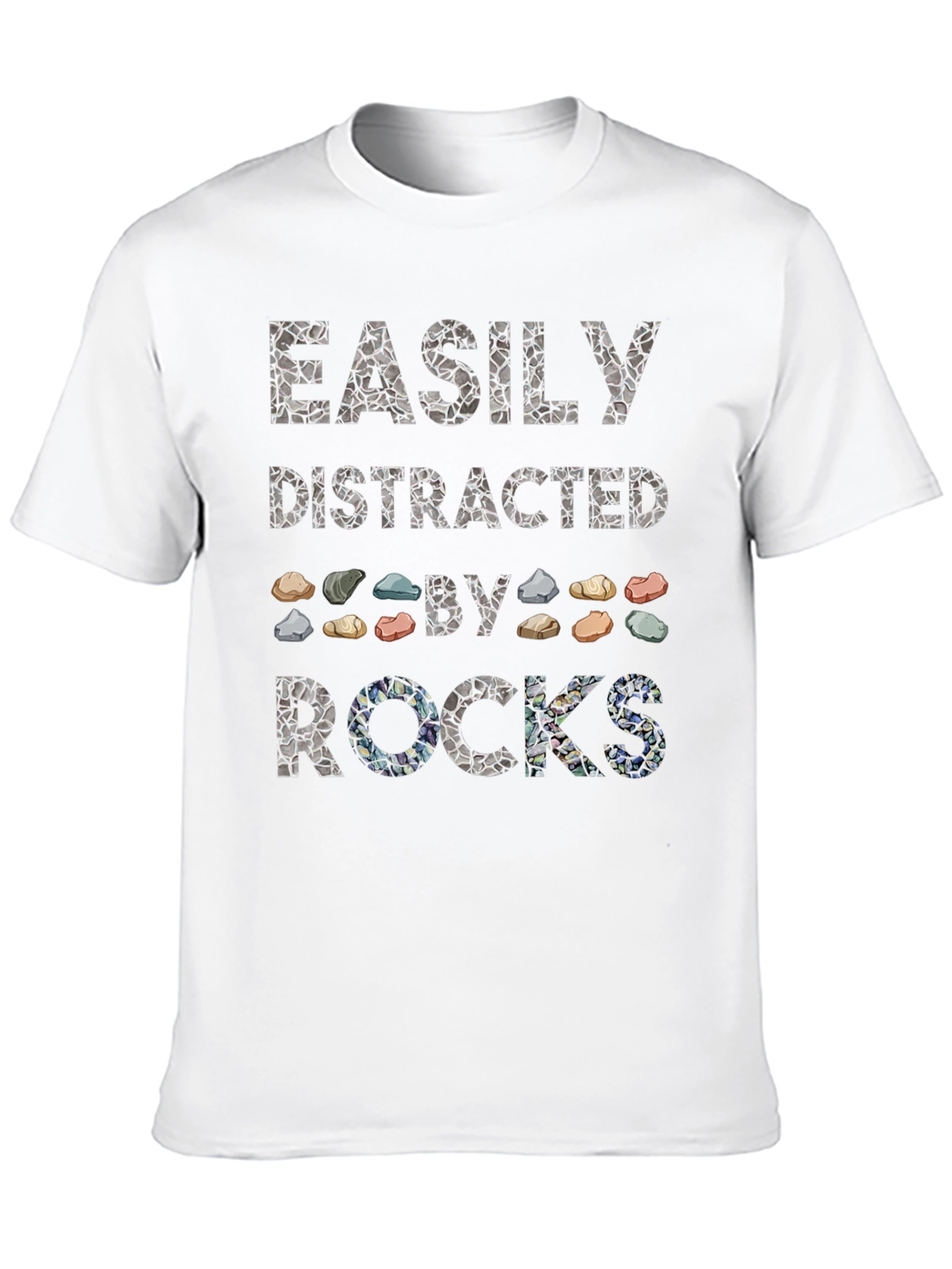 Easily Distracted by Rocks Graphic Tee