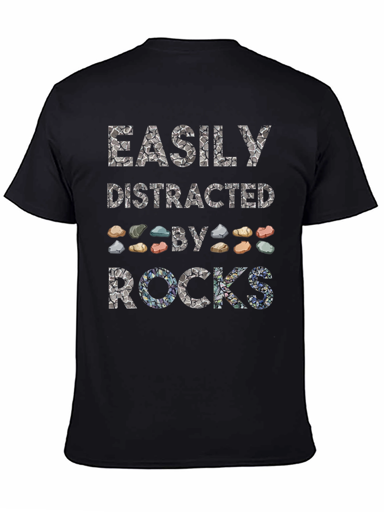Easily Distracted by Rocks Graphic Tee