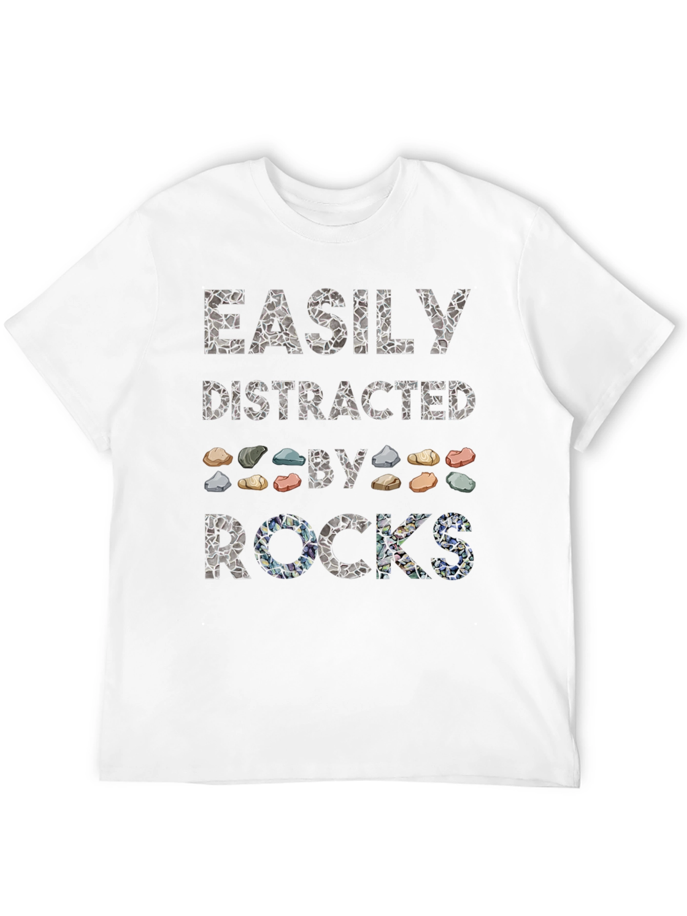 Easily Distracted by Rocks Graphic Tee
