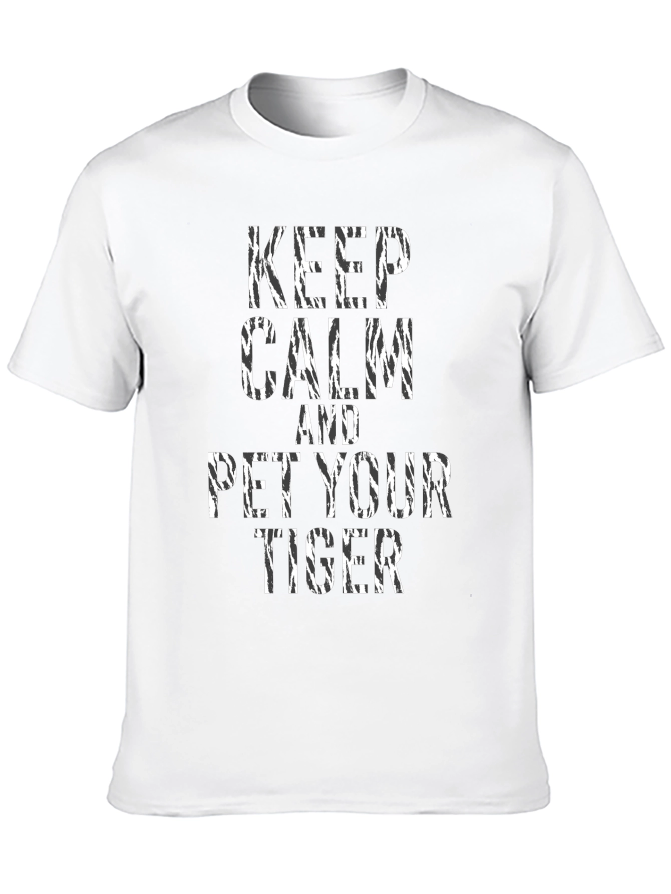 Keep Calm and Pet Your Tiger Graphic T-Shirt