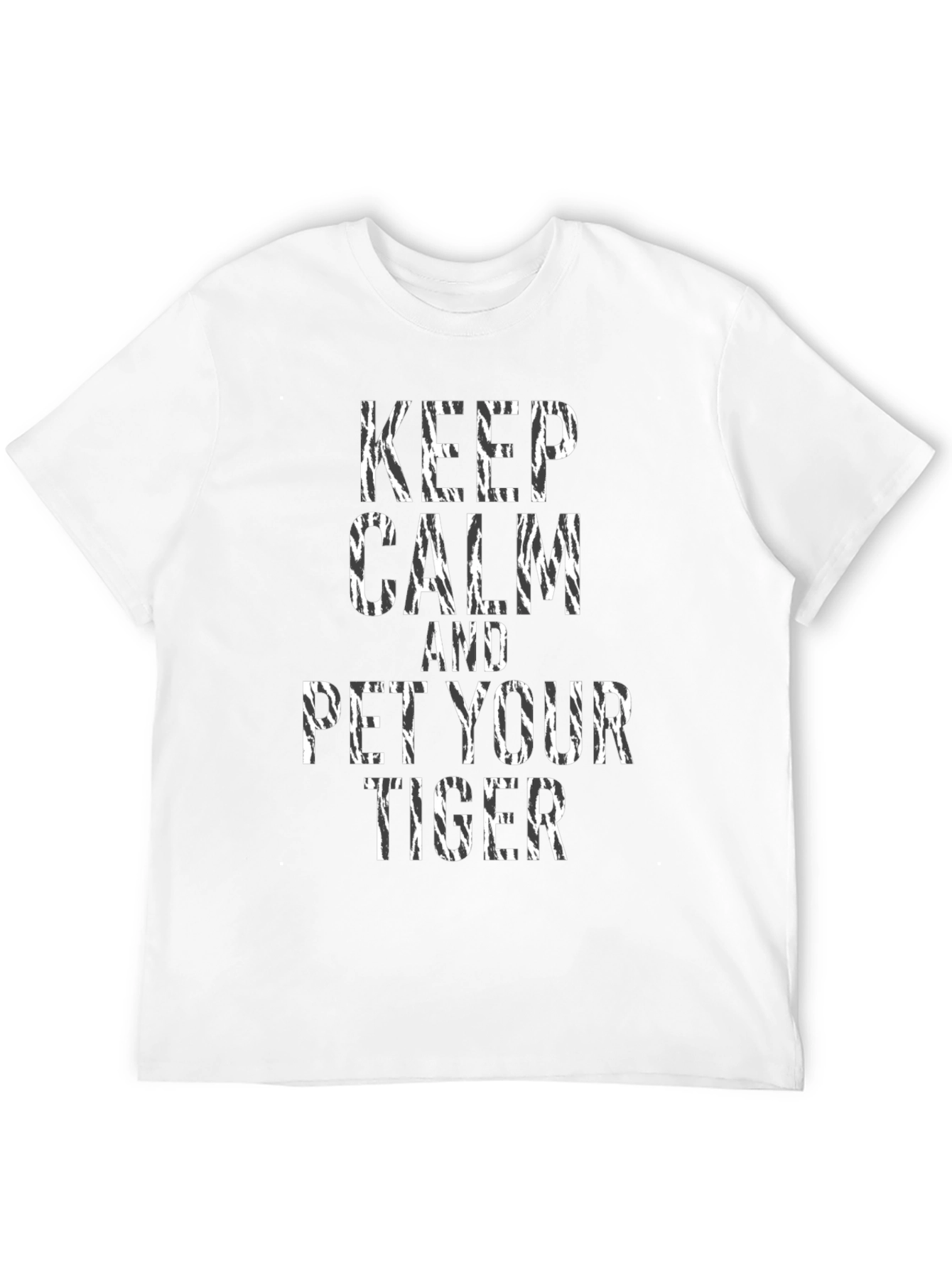 Keep Calm and Pet Your Tiger Graphic T-Shirt