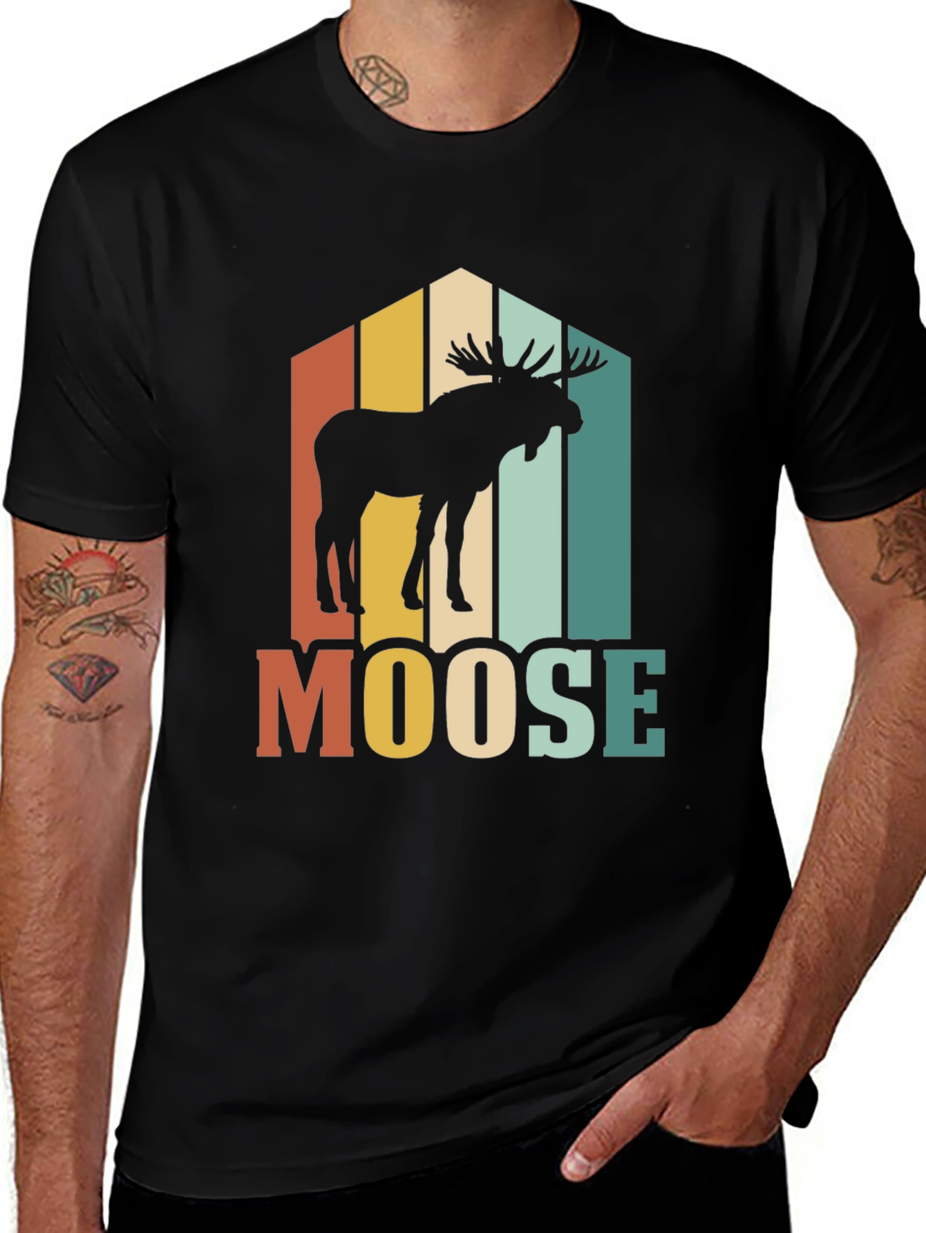Retro Moose Graphic Tee
