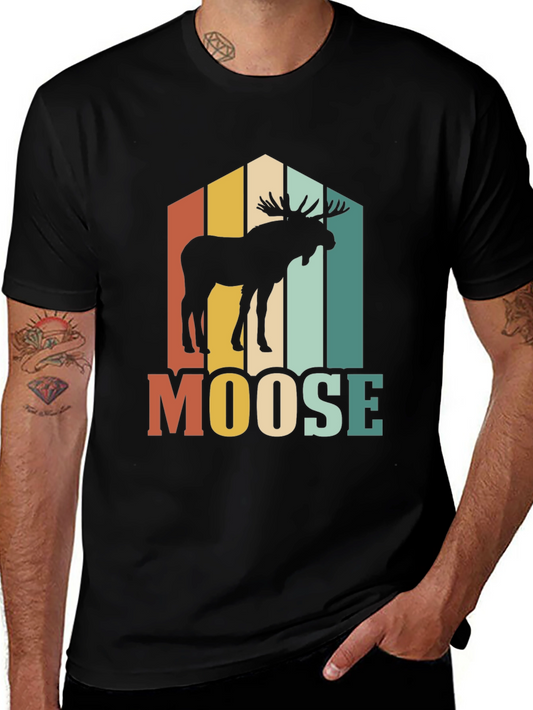 Retro Moose Graphic Tee