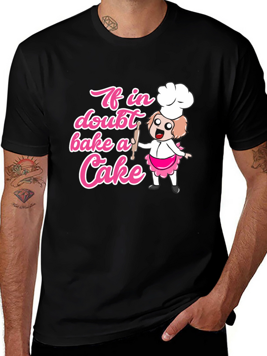 Bake a Cake T-Shirt - Cute Cartoon Chef Design