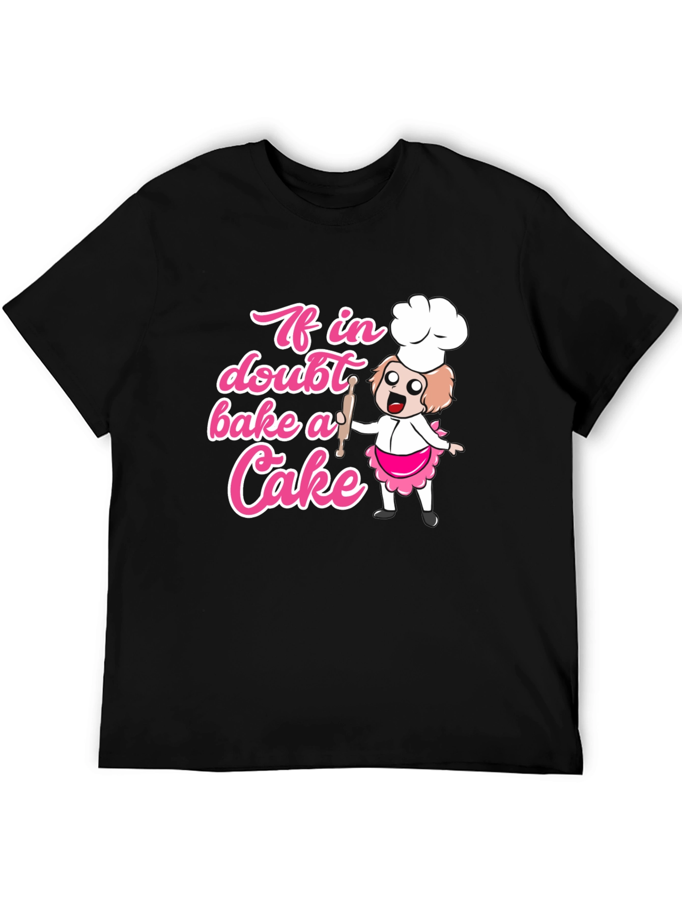 Bake a Cake T-Shirt - Cute Cartoon Chef Design