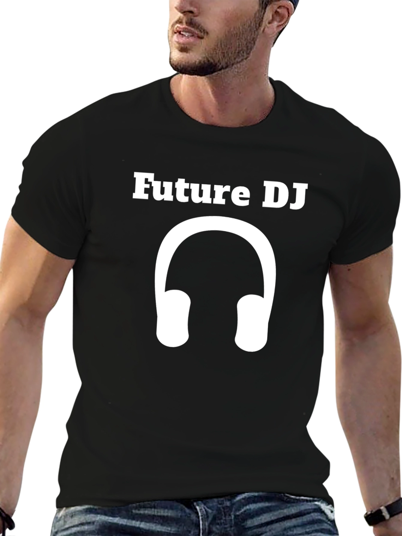 Future DJ Black Graphic Tee