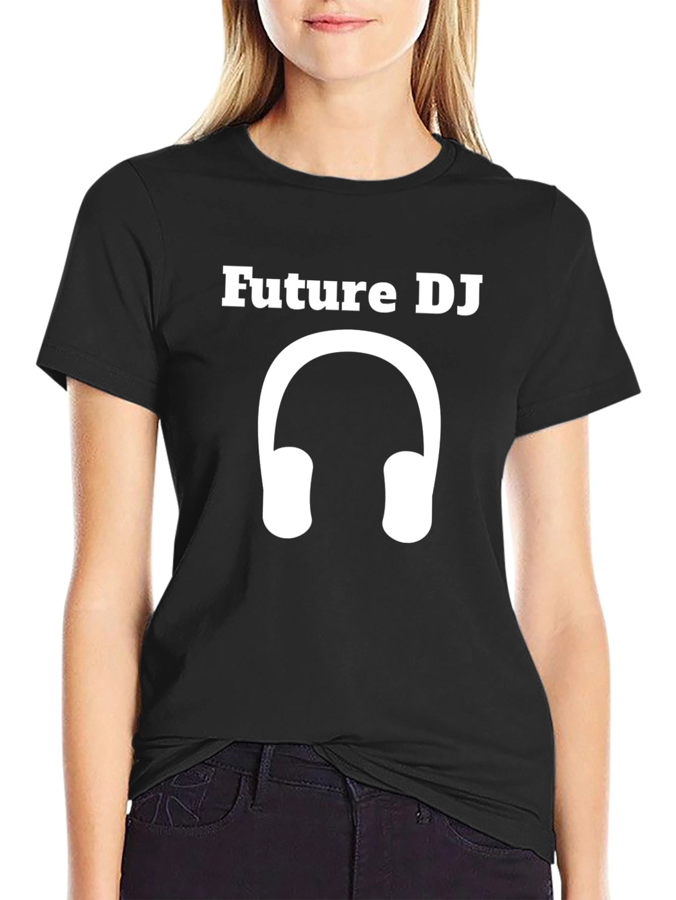 Future DJ Black Graphic Tee