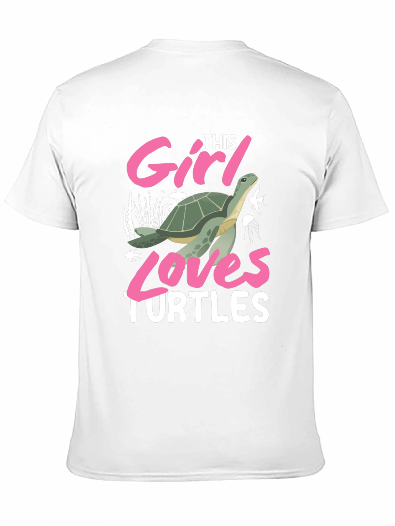 Girl Loves Turtles Graphic T-Shirt