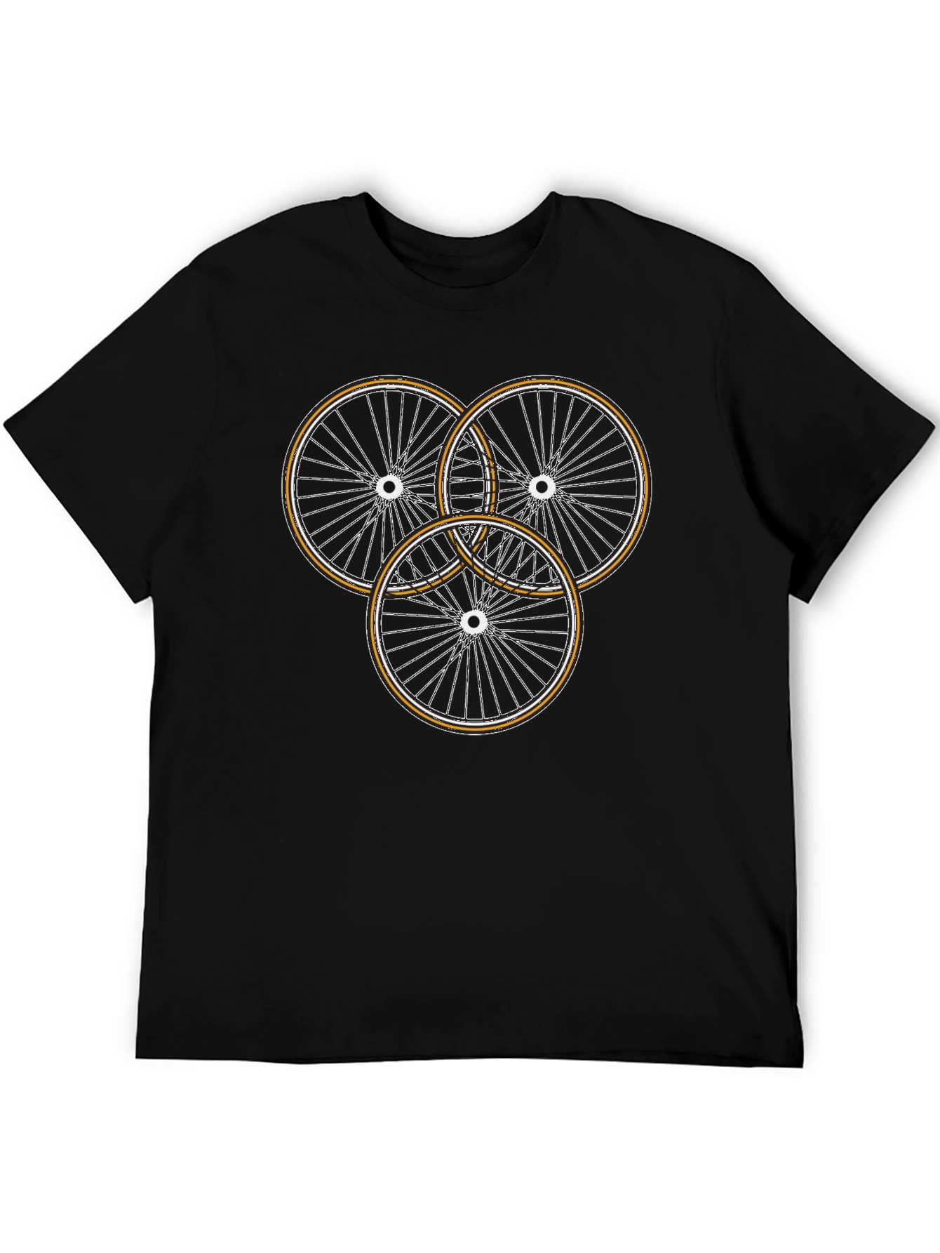 Bike Wheel Graphic Tee - Cycle Enthusiast