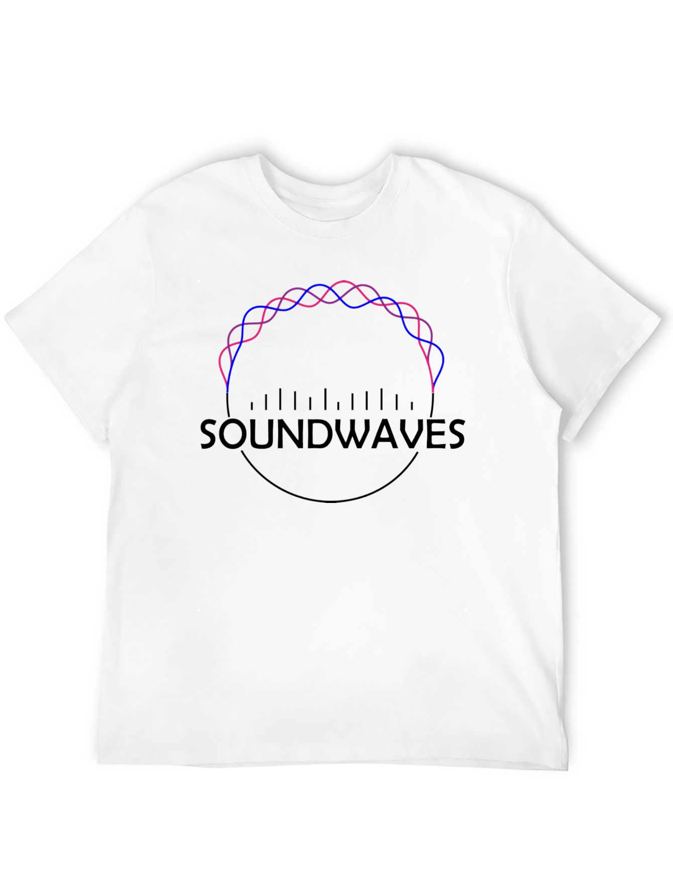 Soundwaves Graphic Tee - Modern Design Comfortable Fit