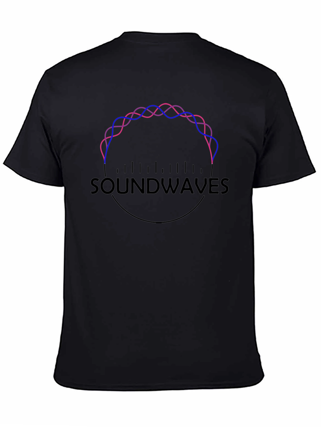 Soundwaves Graphic Tee - Modern Design Comfortable Fit