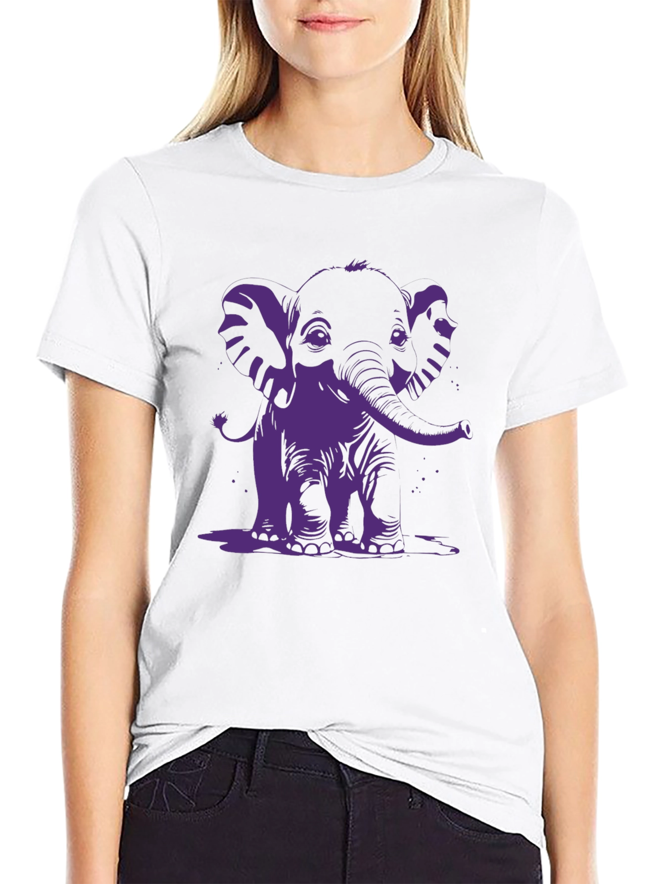 Elephant Graphic Tee - Unique Print T-Shirt