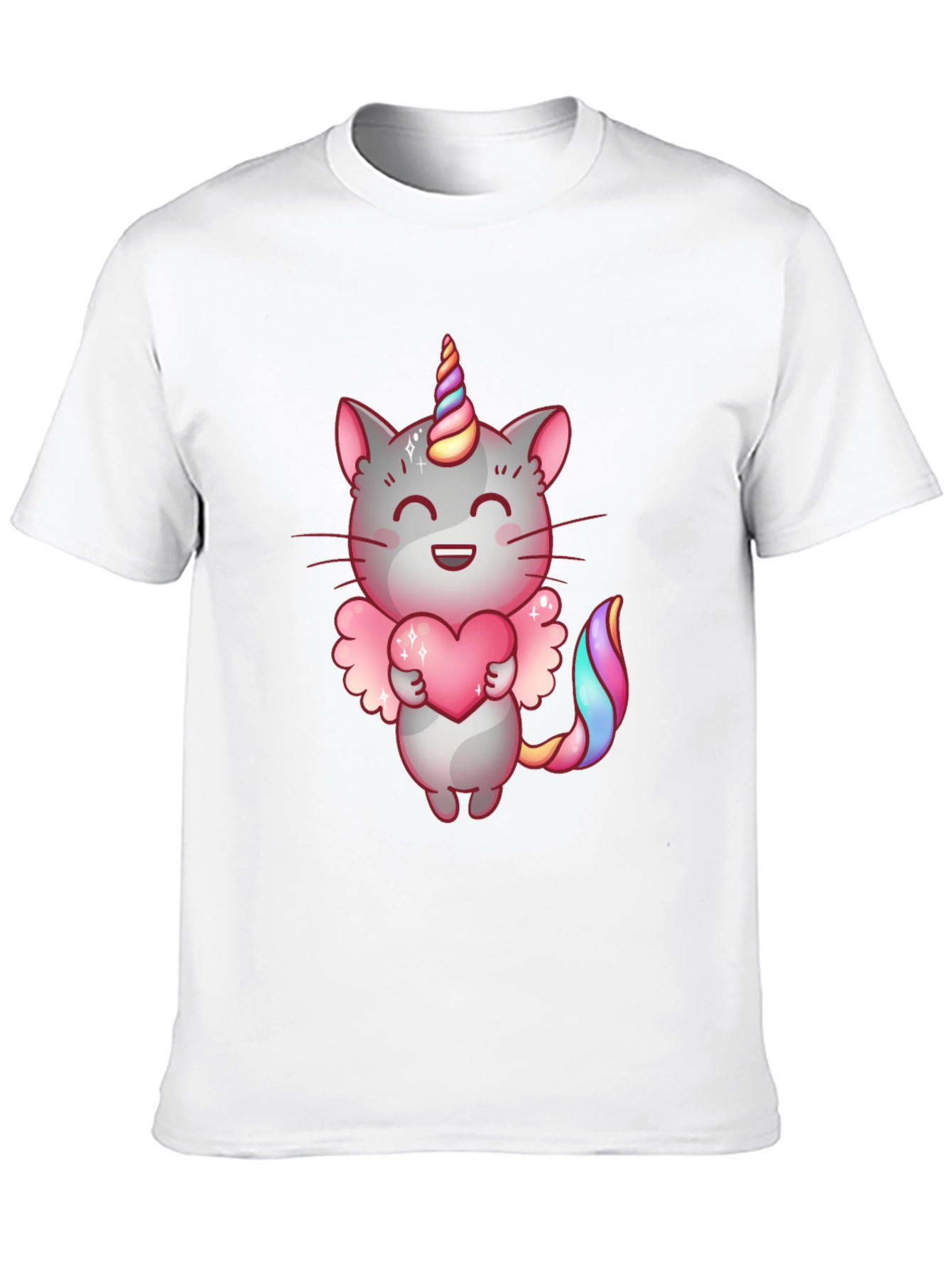 Unicorn Cat T-Shirt Cute Kawaii Style