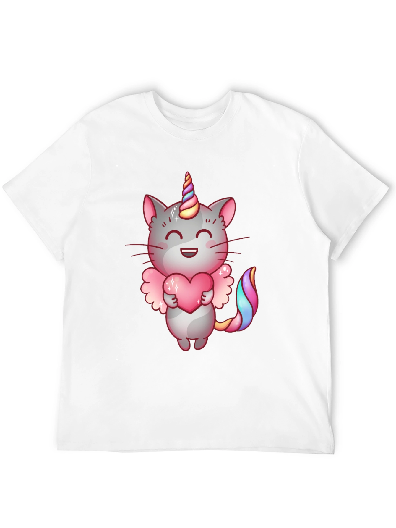 Unicorn Cat T-Shirt Cute Kawaii Style