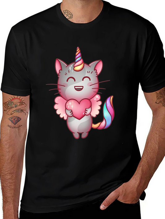 Unicorn Cat T-Shirt Cute Kawaii Style