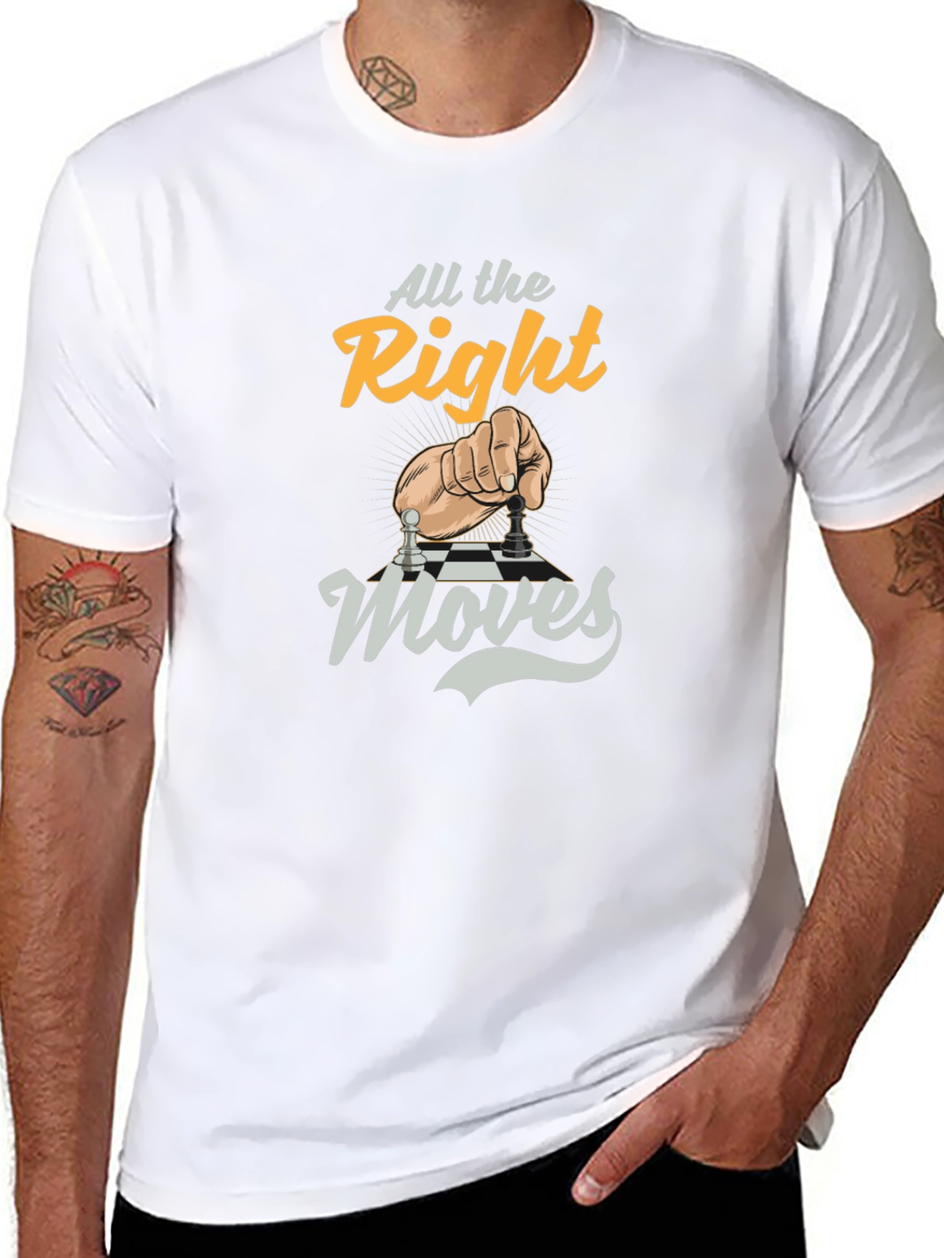 Chess Moves T-Shirt - All The Right Moves Tee