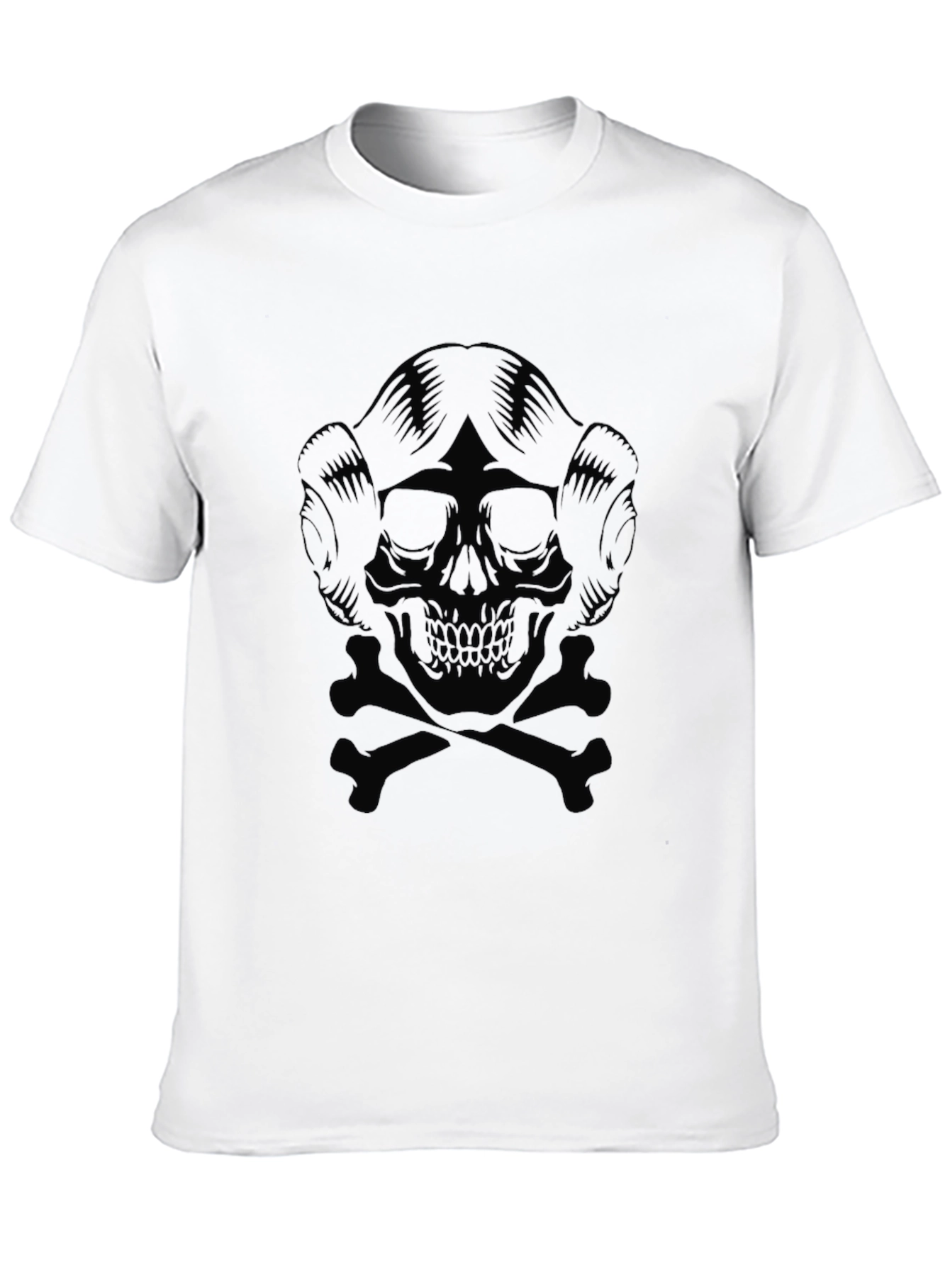 Skull Leia T-Shirt - Dark Humor Graphic Tee