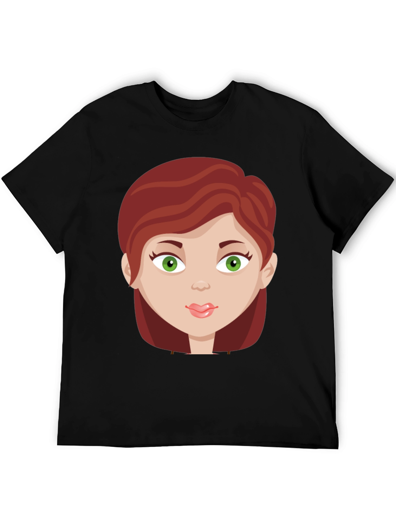 Cartoon Woman Graphic T-Shirt - Fun & Stylish Tee