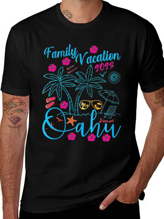 Family Vacation 2023 Oahu Hawaii T-Shirt