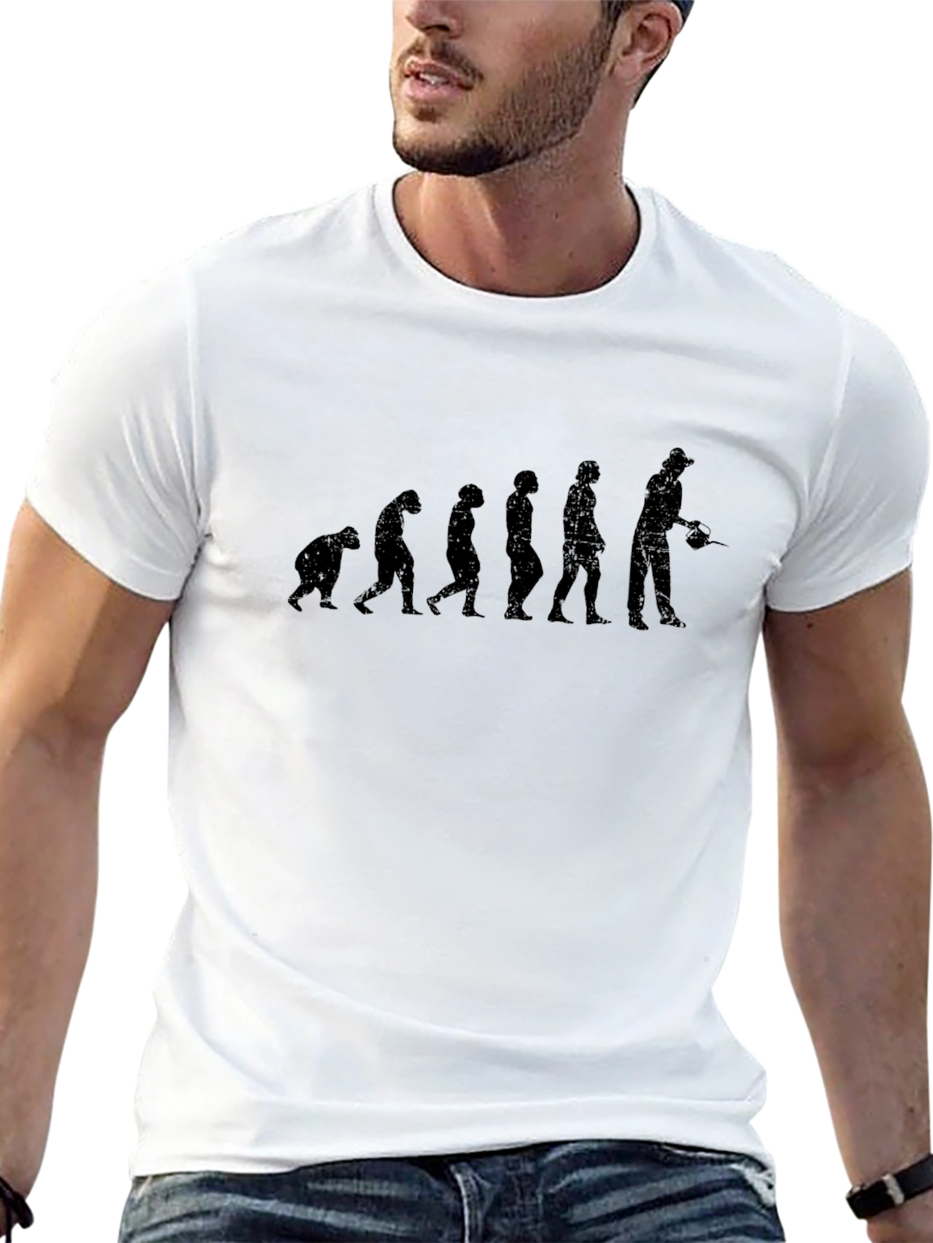 Evolution of Gardener Funny T-Shirt