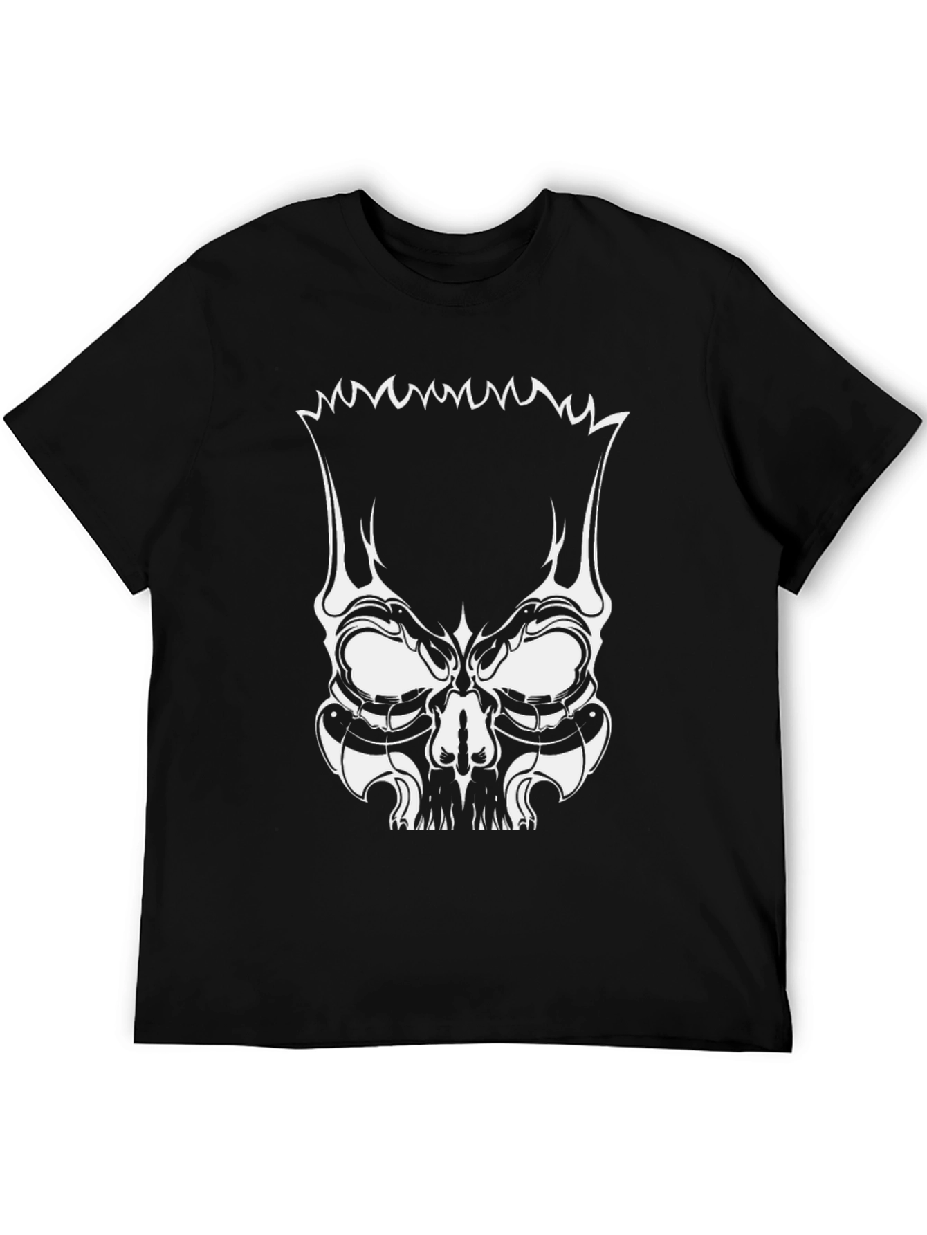 Skull Bart Graphic Tee - Mens Black T-Shirt