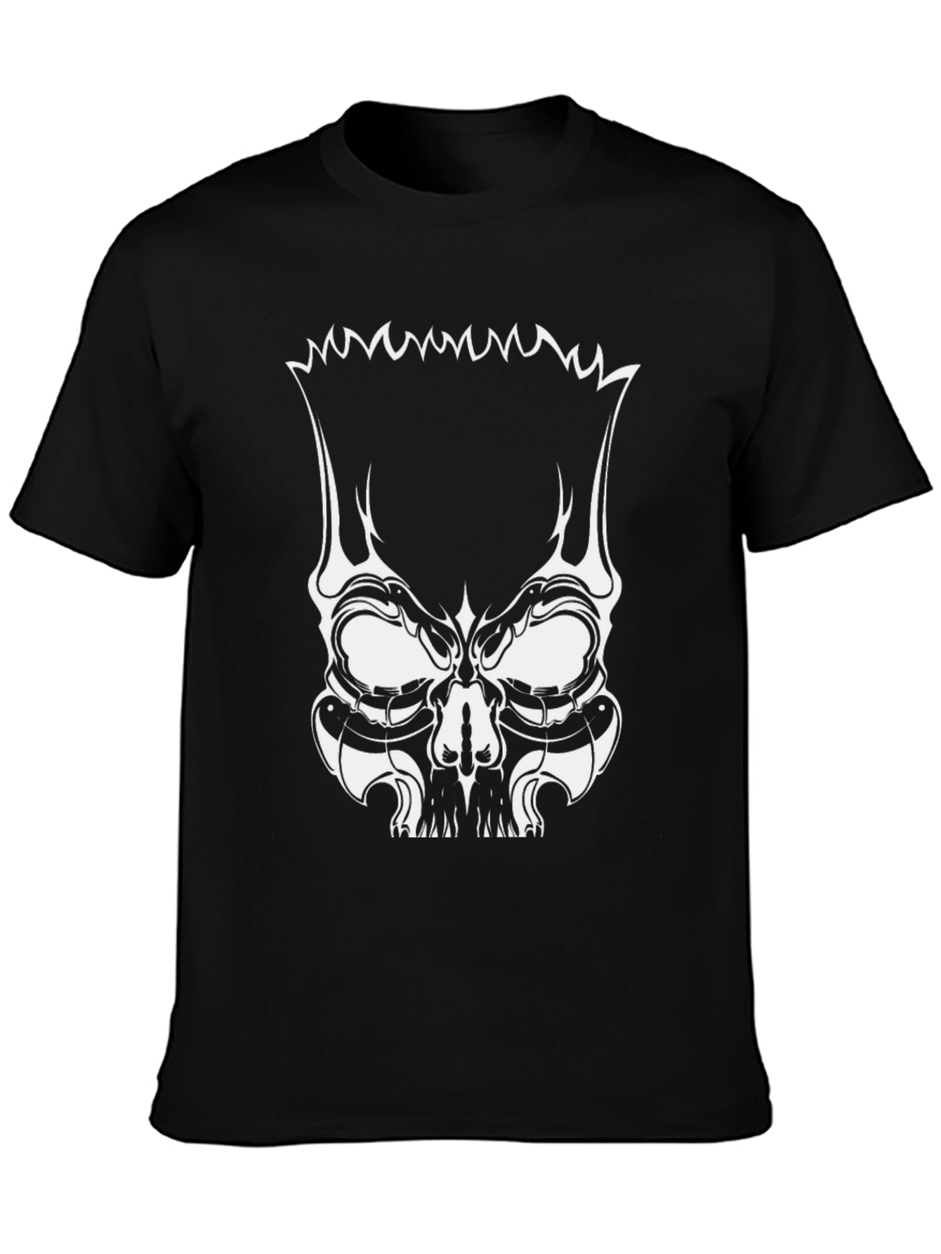 Skull Bart Graphic Tee - Mens Black T-Shirt
