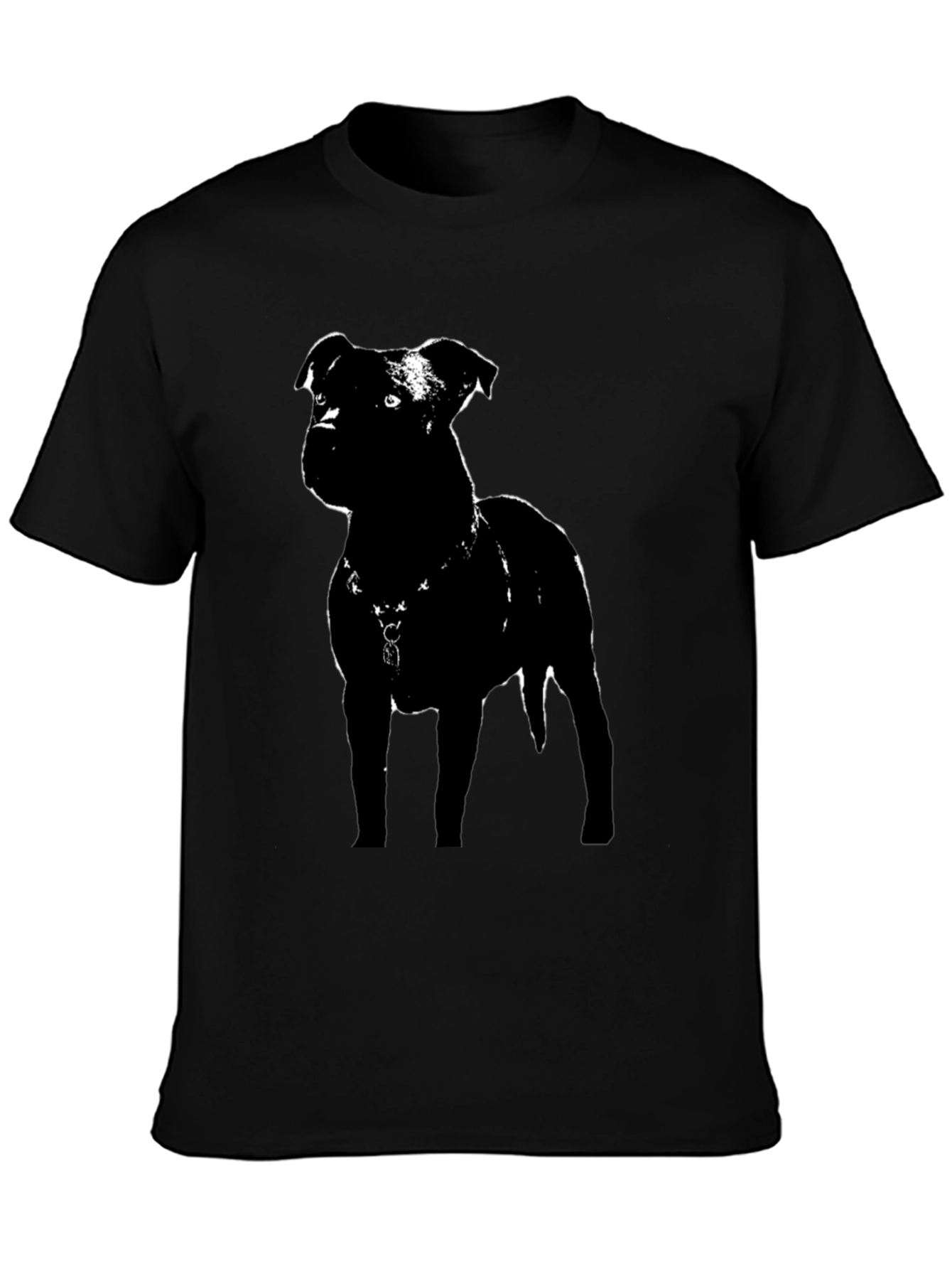 Black Dog Graphic Tee - Stylish & Comfortable
