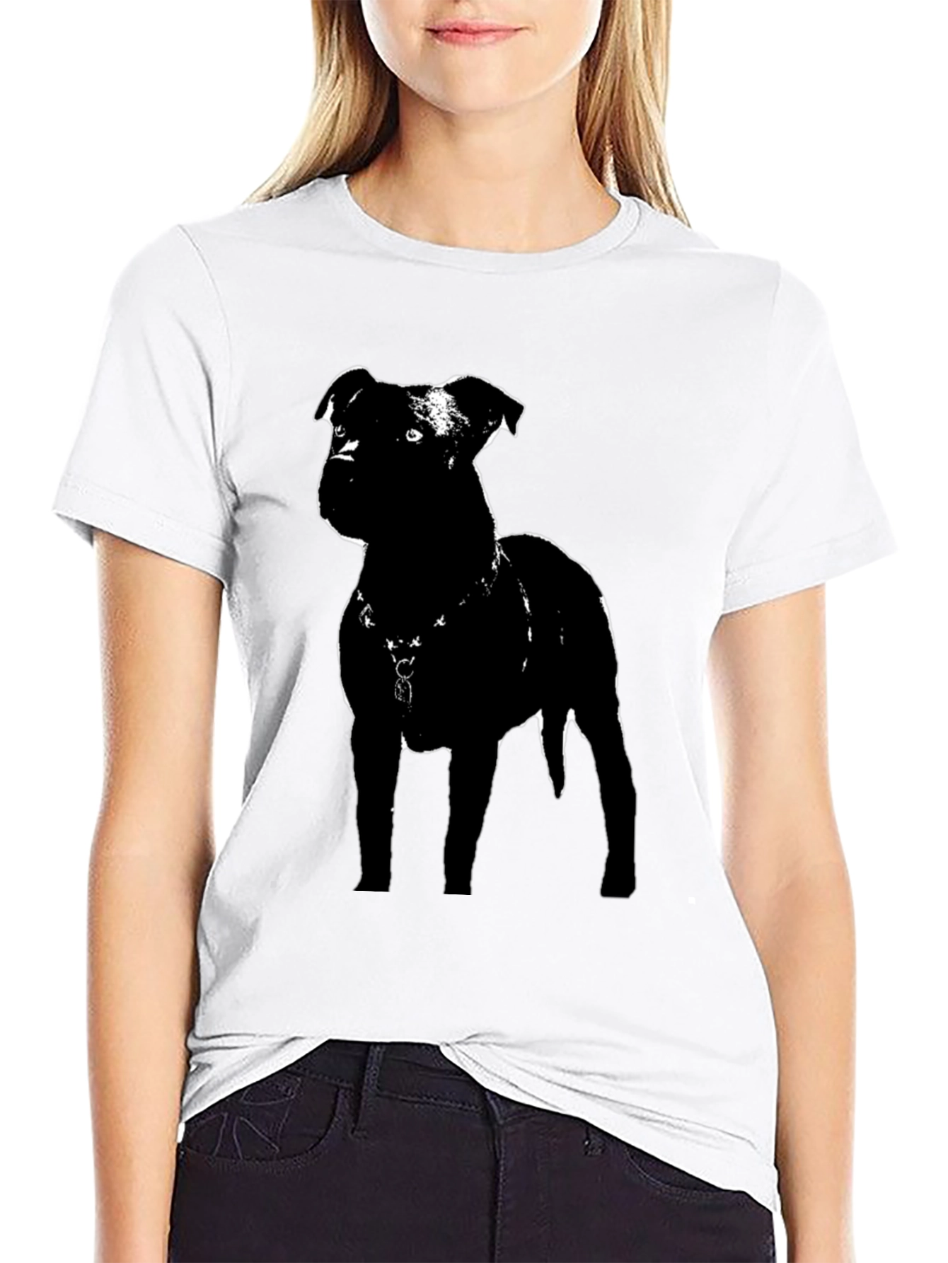 Black Dog Graphic Tee - Stylish & Comfortable