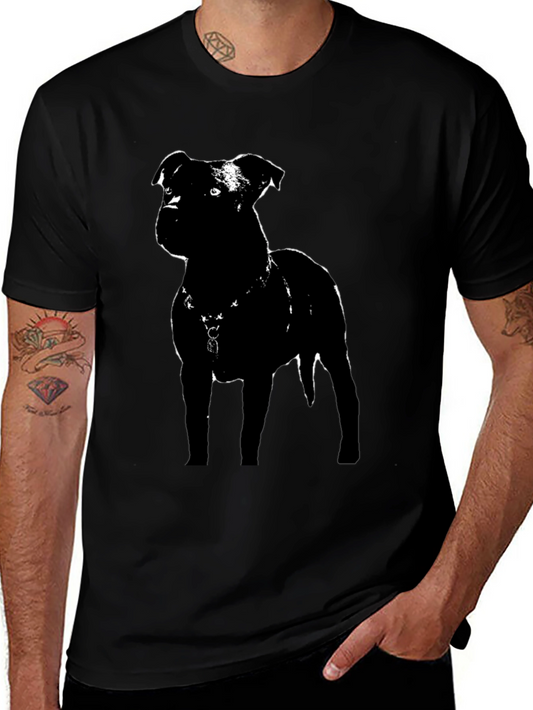 Black Dog Graphic Tee - Stylish & Comfortable